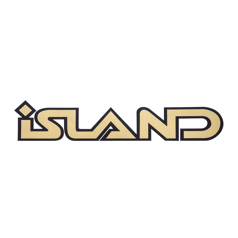 GOLD - Island Sticker