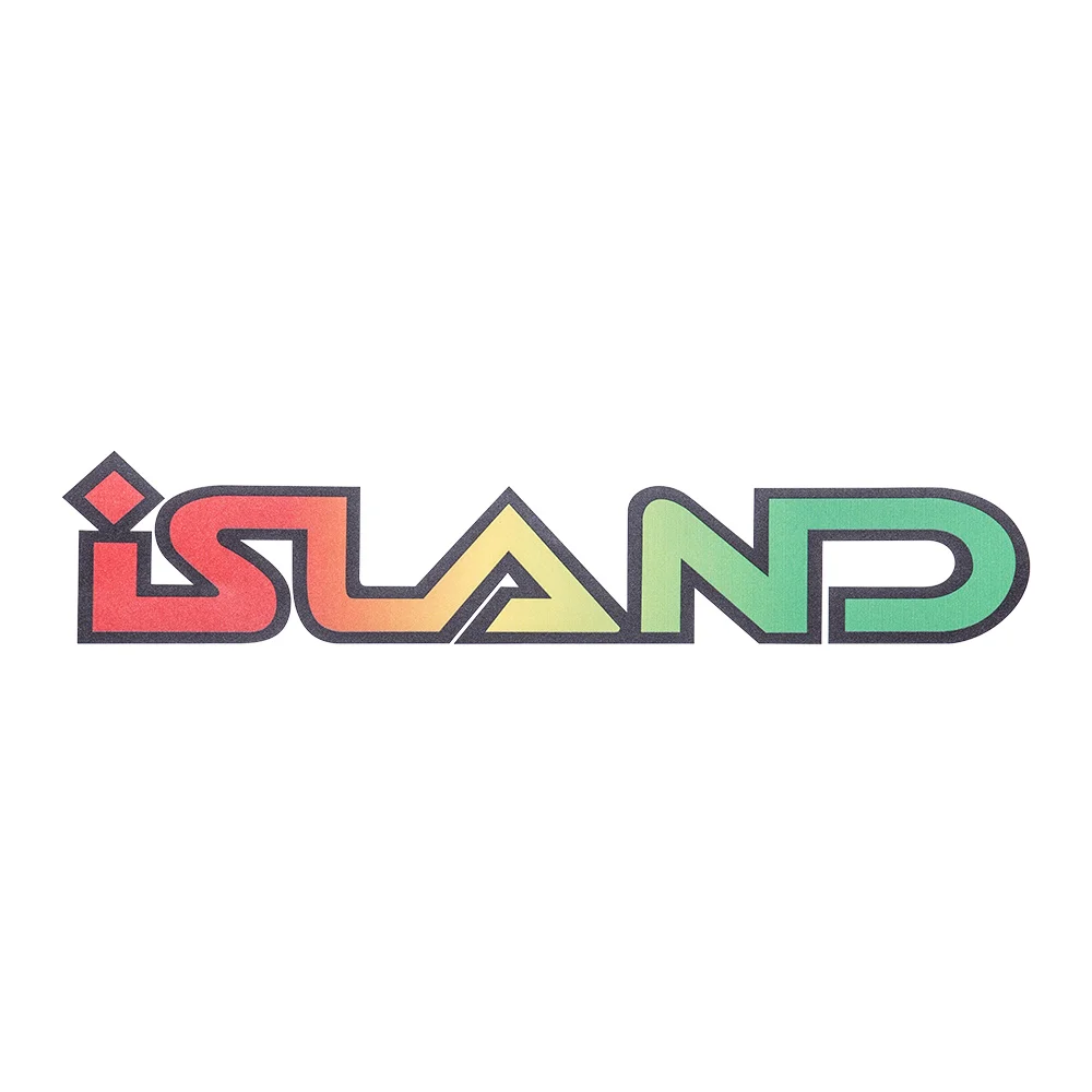 RED YELLOW GREEN - Island Sticker