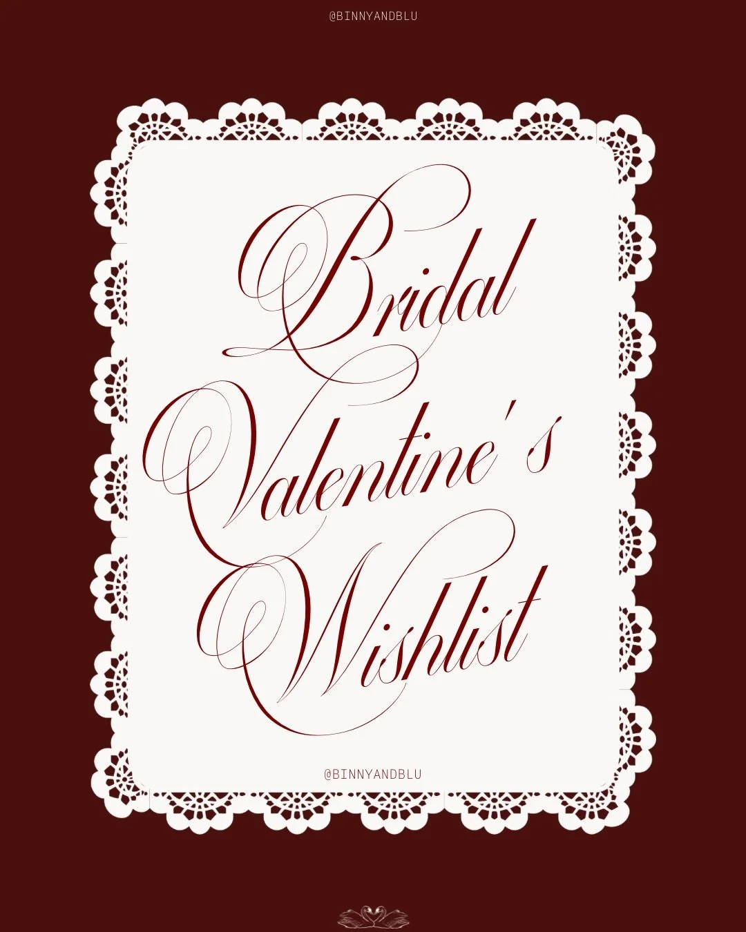 What brides actually want for Valentine&rsquo;s Day 💌❤️&zwj;🔥
✨ wedding vendors
✨ planning help
✨ a beautiful wedding website

Chocolate and flowers may be classics, but nothing says I love you like a gift card for the bride to be ✨ Binny &amp; Blu