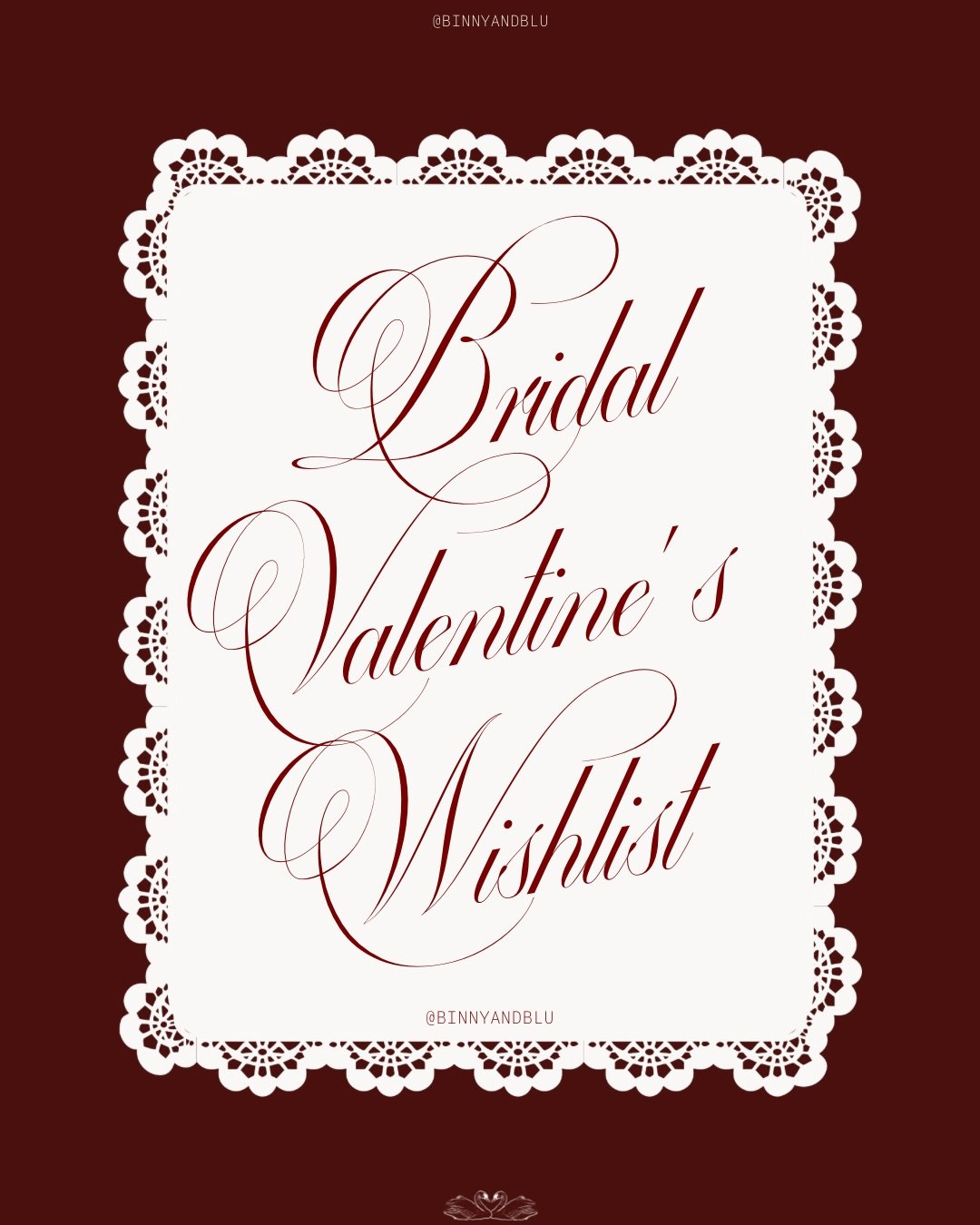 What brides actually want for Valentine&rsquo;s Day 💌❤️&zwj;🔥
✨ wedding vendors
✨ planning help
✨ a beautiful wedding website

Chocolate and flowers may be classics, but nothing says I love you like a gift card for the bride to be ✨ Binny &amp; Blu