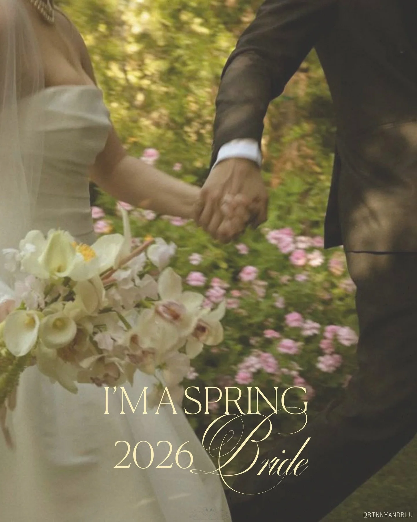 The start of Spring wedding season is officially here, cheers to all the Spring 2026 brides out there 💛🌷✨Tag a Spring 2026 bride and save for future inspo!

All images sourced via Pinterest. Artists/creators, I&rsquo;d love to tag you - please DM m