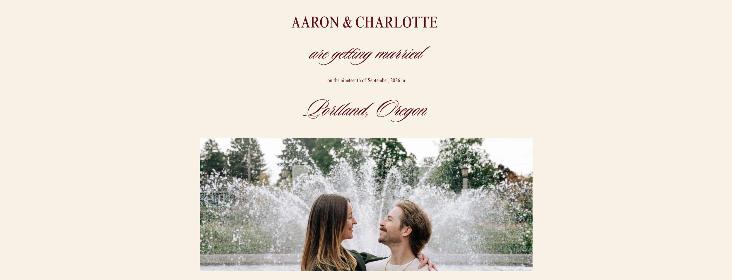 Aaron & Charlotte