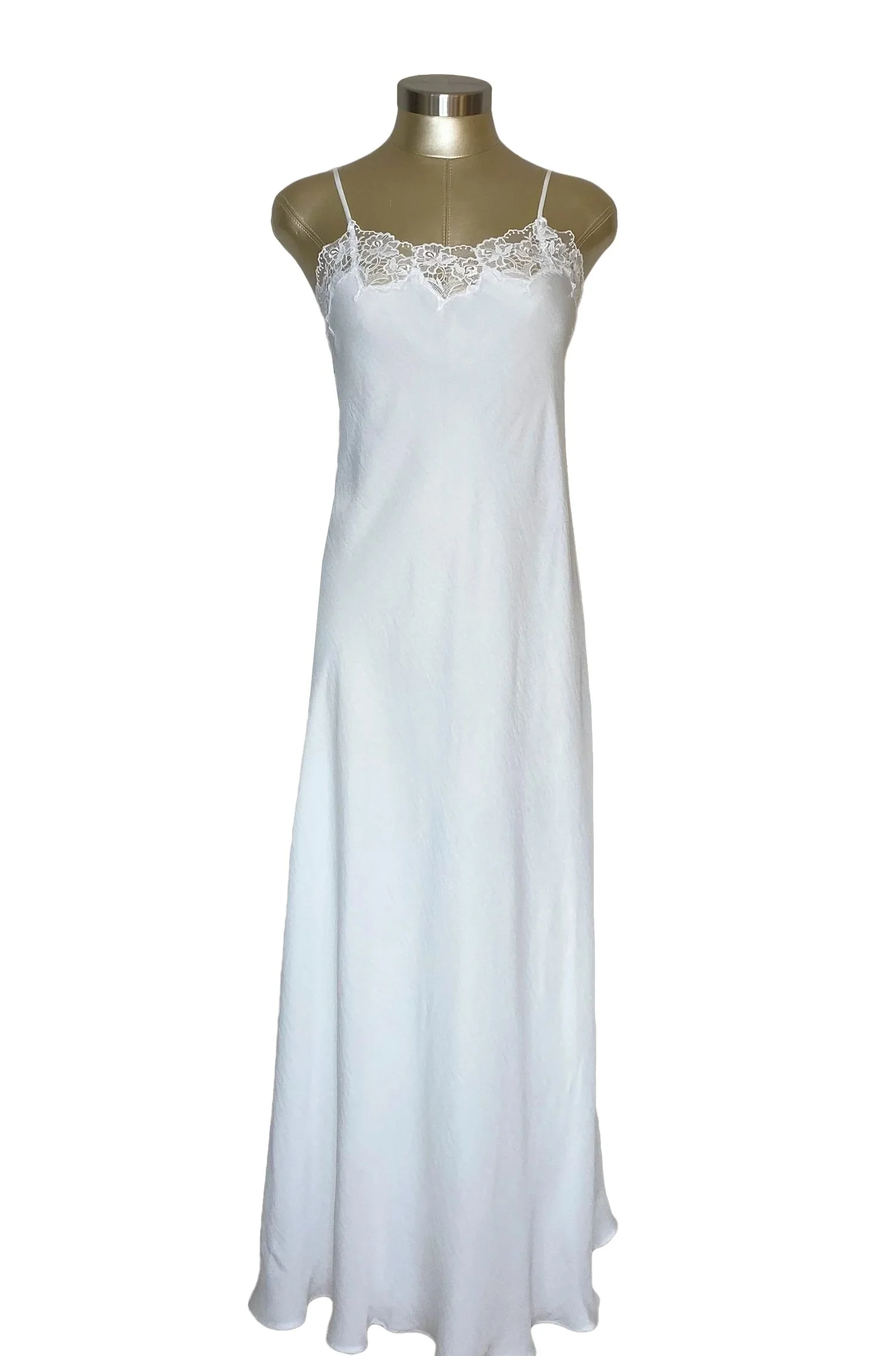 Eileen West satin long nightgown