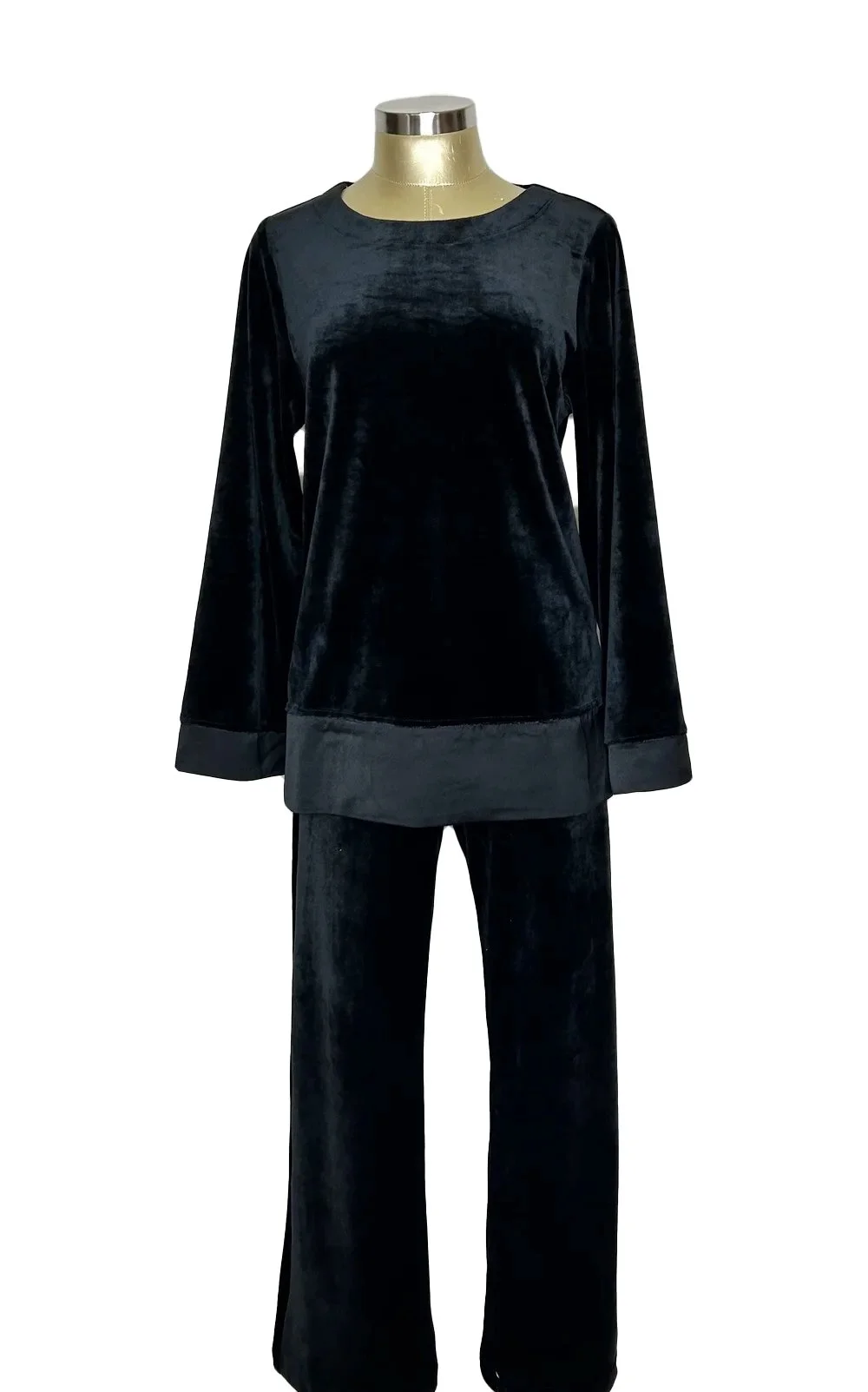 Pluto velvet lounge/outerwear top and pant