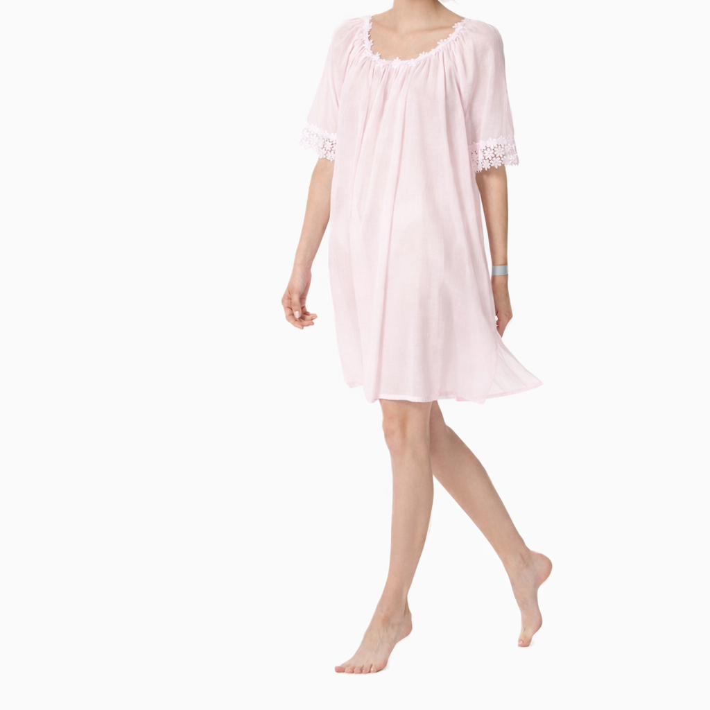 Celestine Swiss cotton short nightgown