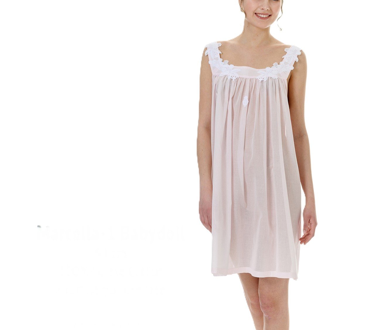Celestine Swiss cotton short nightgown