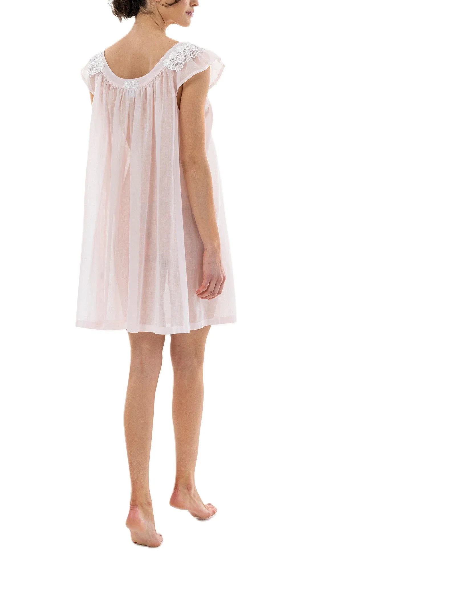 Celestine Swiss cotton short nightgown
