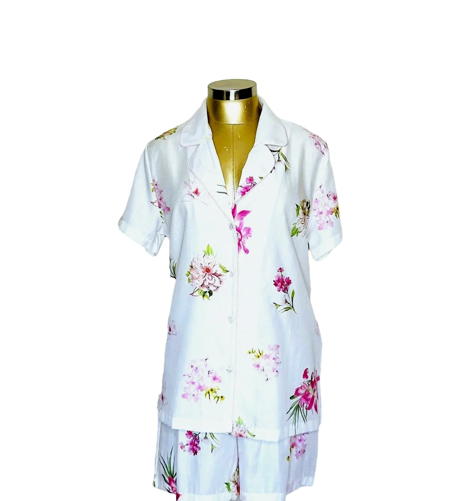 Furstenberg short sleeve top and boxer pajama