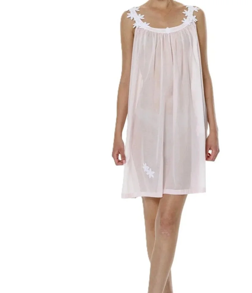 Celestine Swiss cotton short nightgown