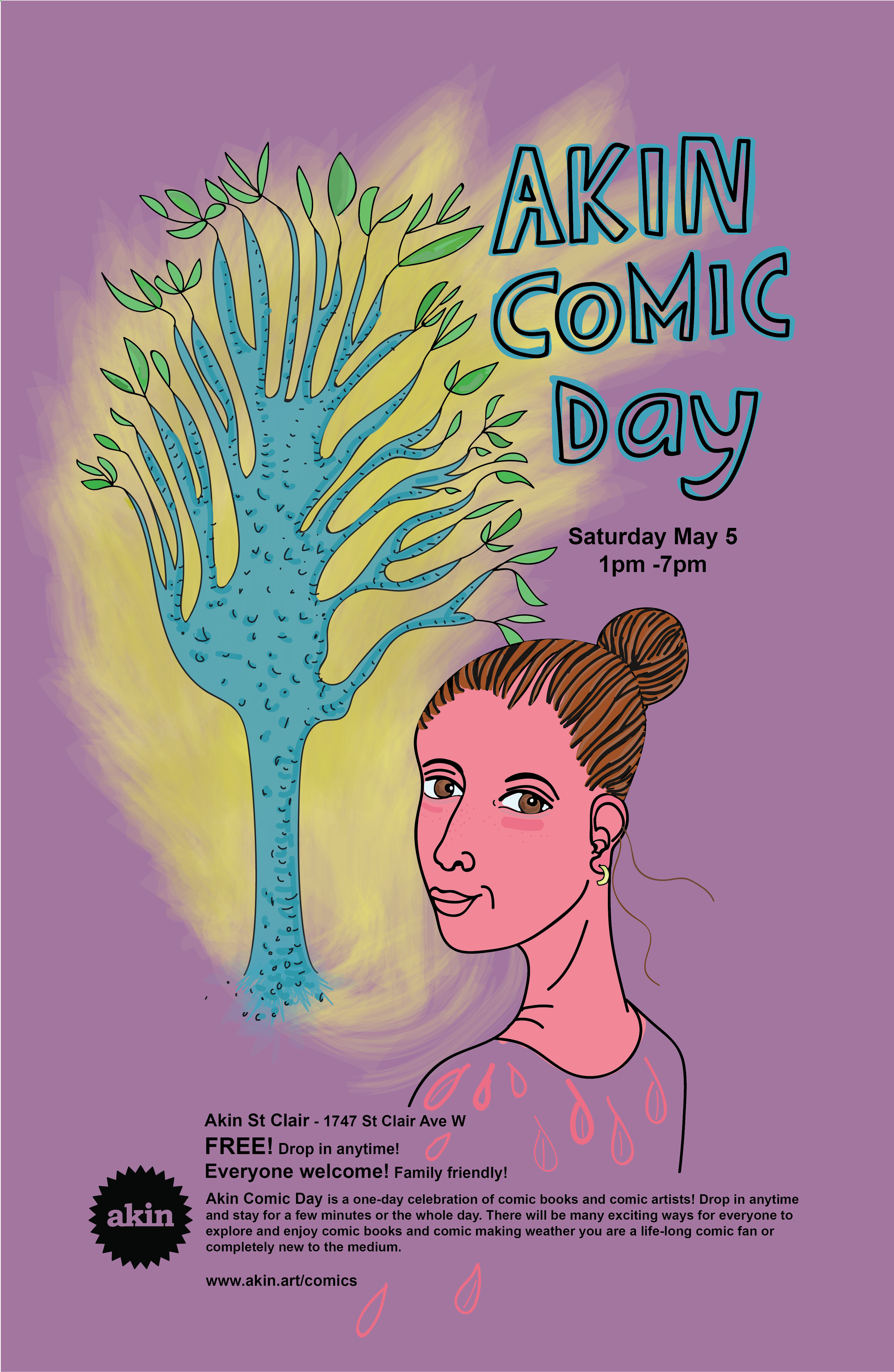 Event Poster by Sarvenaz Rayati of Akin Lansdowne