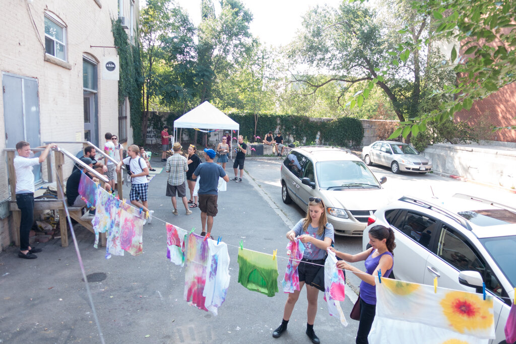 The first big open studio event at Akin Lansdowne