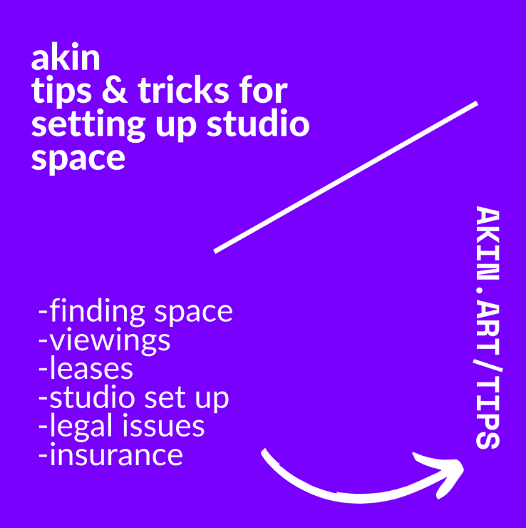 Akin Collective | Tips & Tricks for Setting Up Your Art Studio — Akin ...