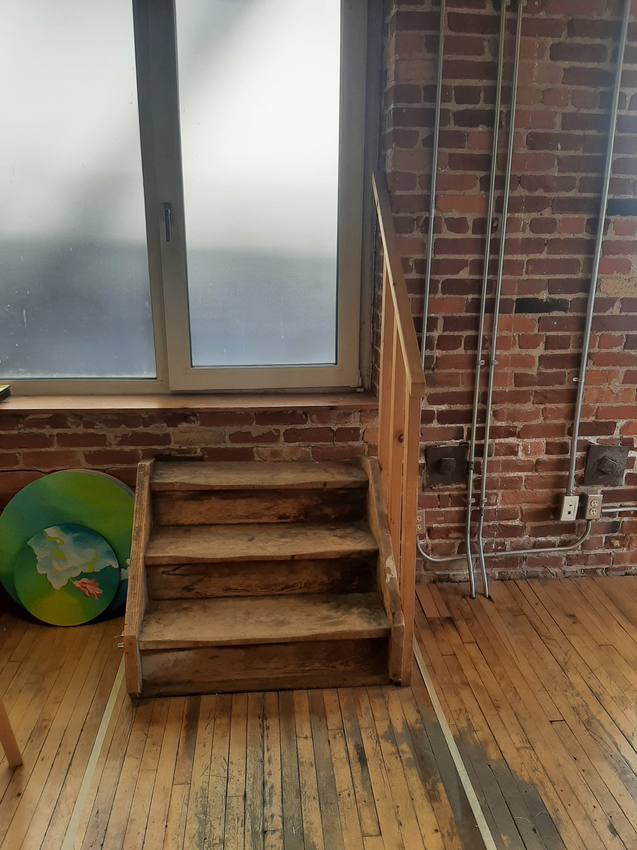 Fire Escape Stairs and Door