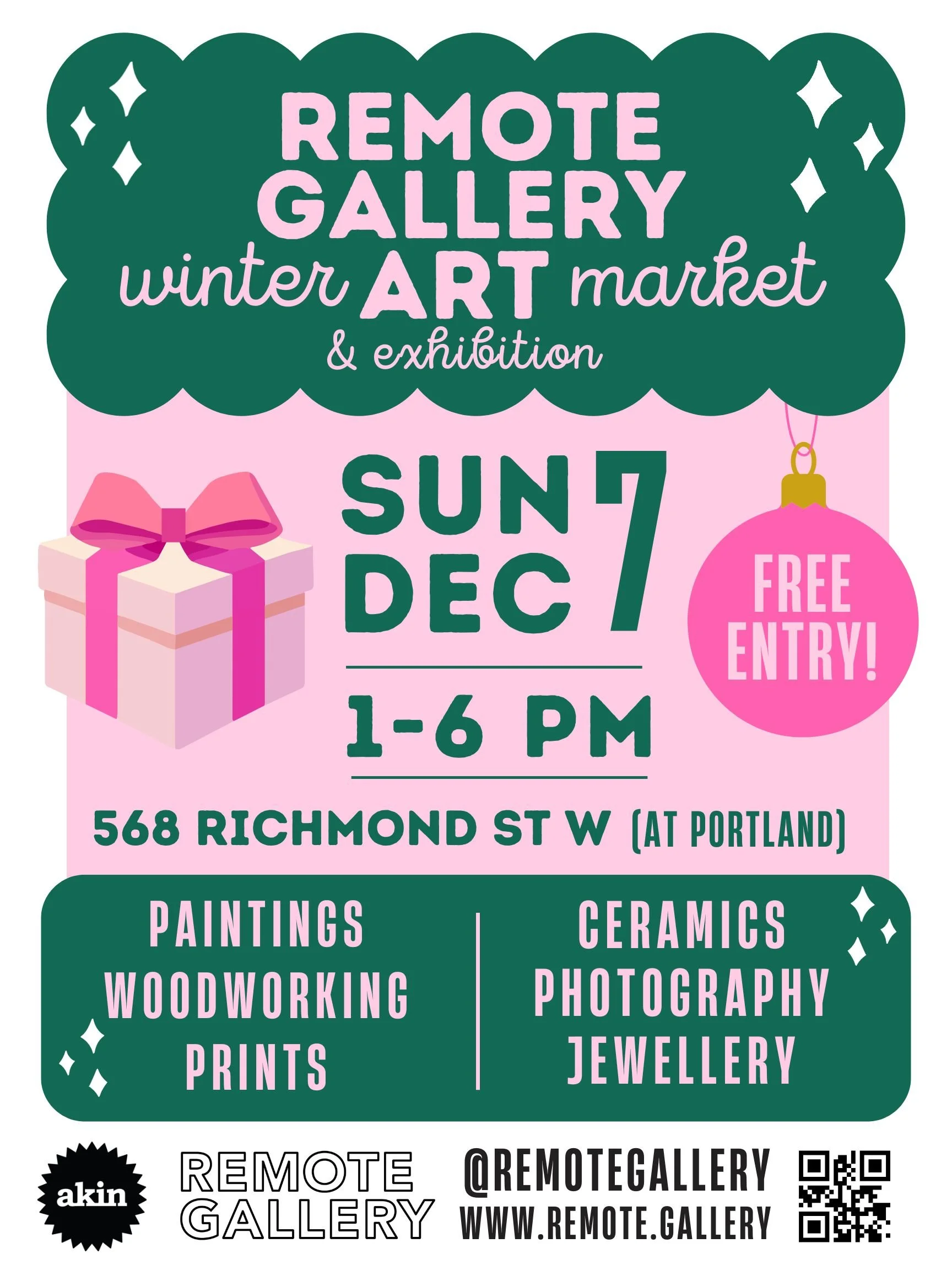  Remote Gallery Winter Art Market &amp; Exhibition