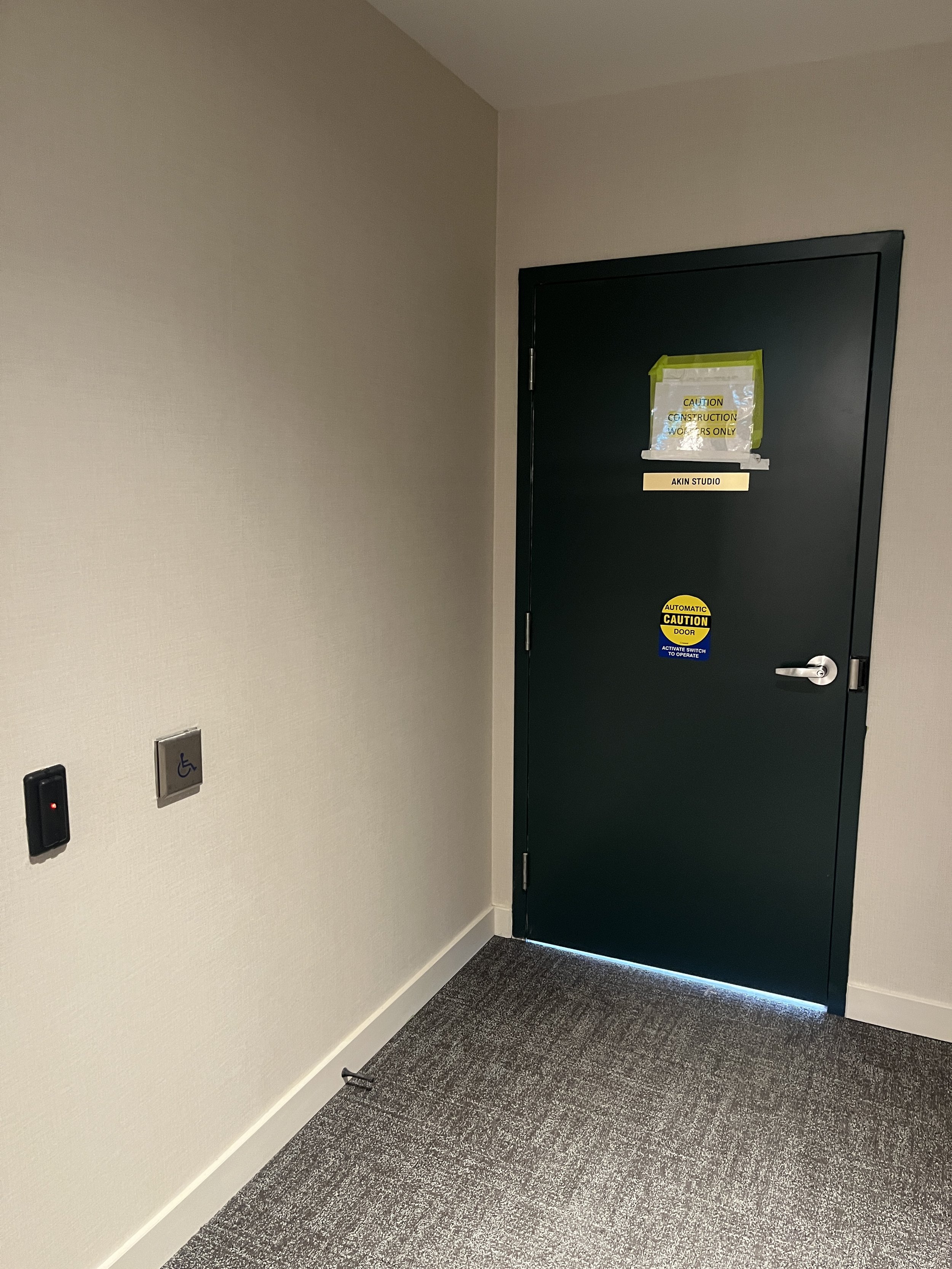 Studio Main Entrance - External Door