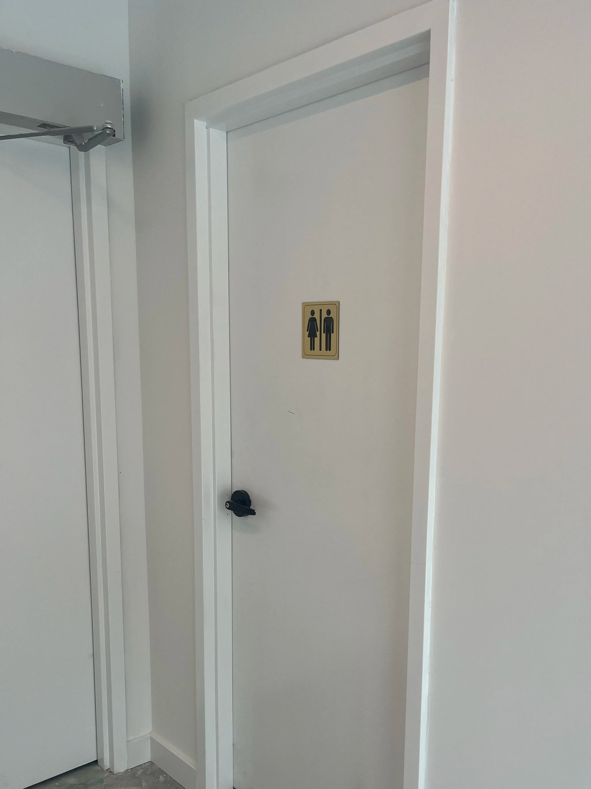 All Genders Bathroom - External Door