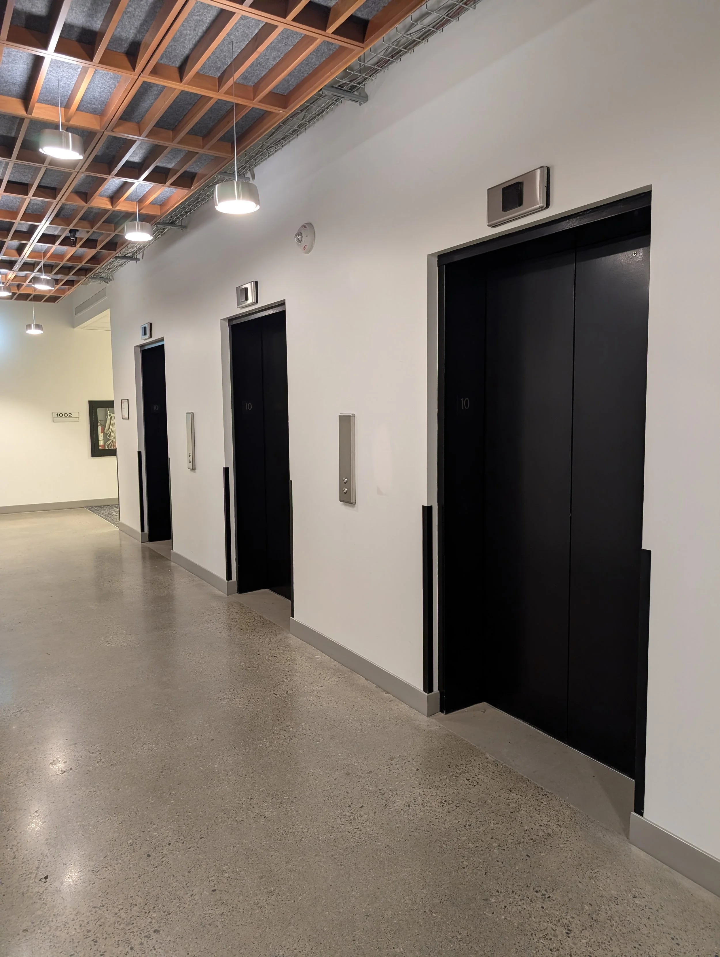 10th floor main elevator access