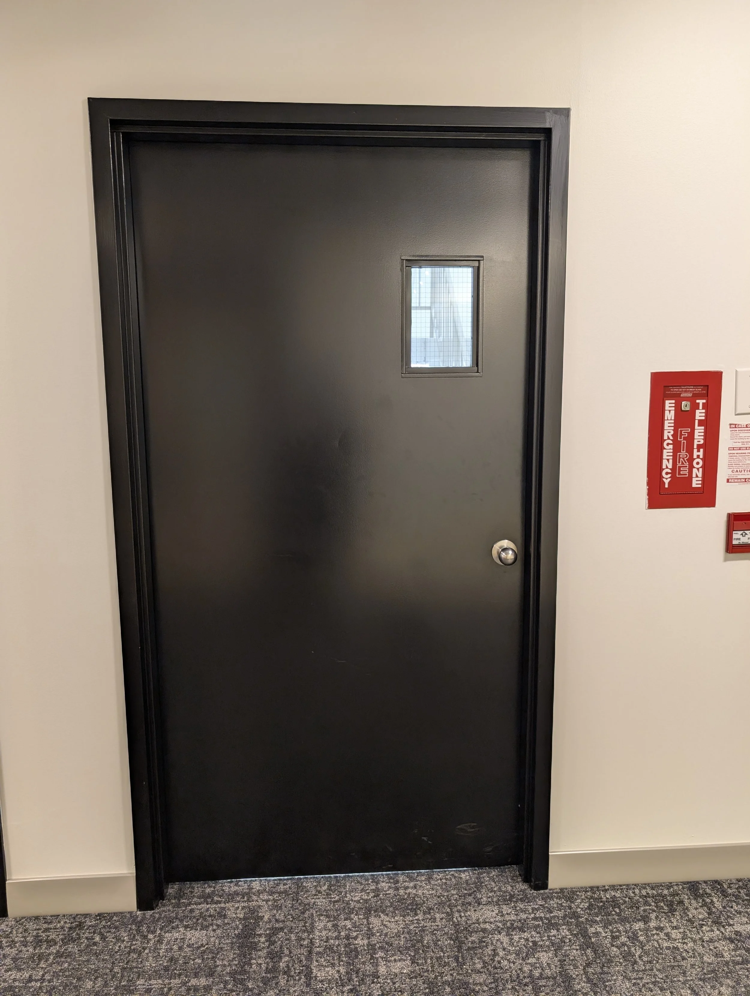 10th floor stairwell access &amp; emergency exit