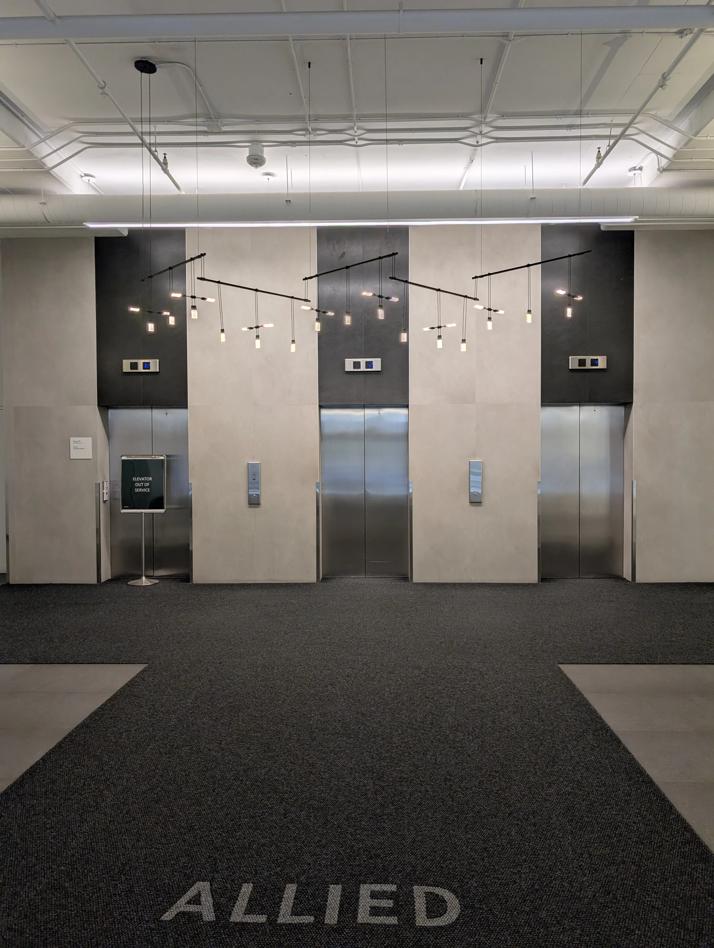 Main lobby elevators