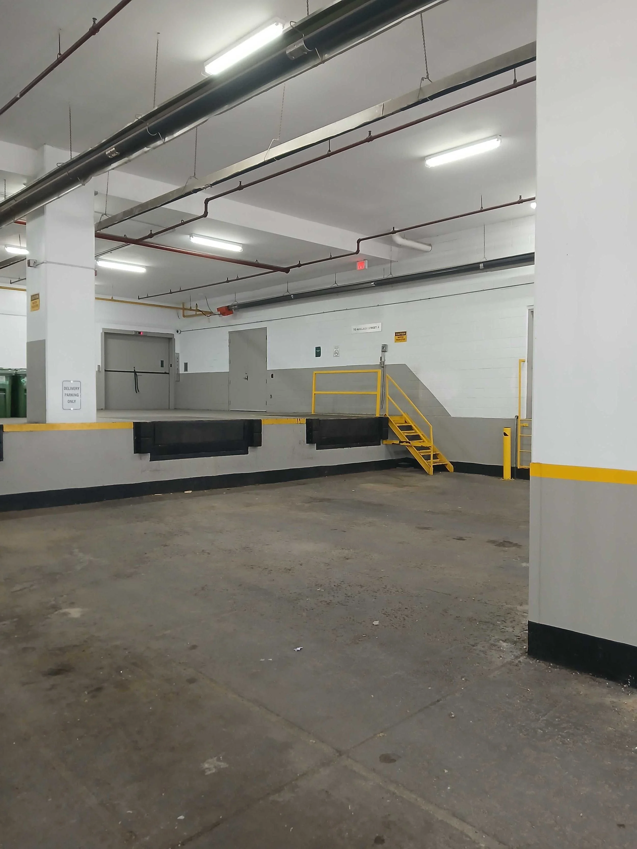 Rear loading bay