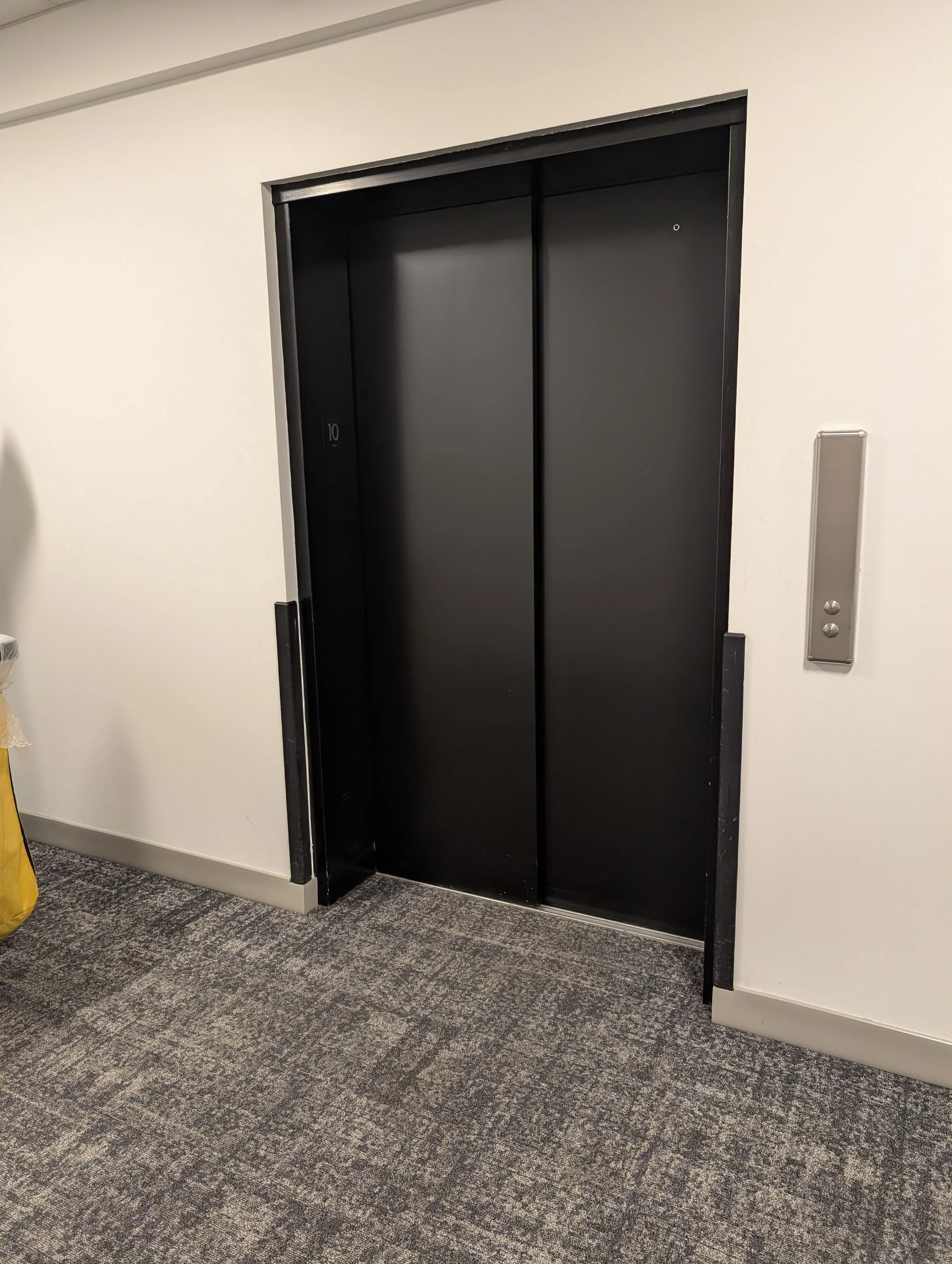 Service elevator with 10th floor access
