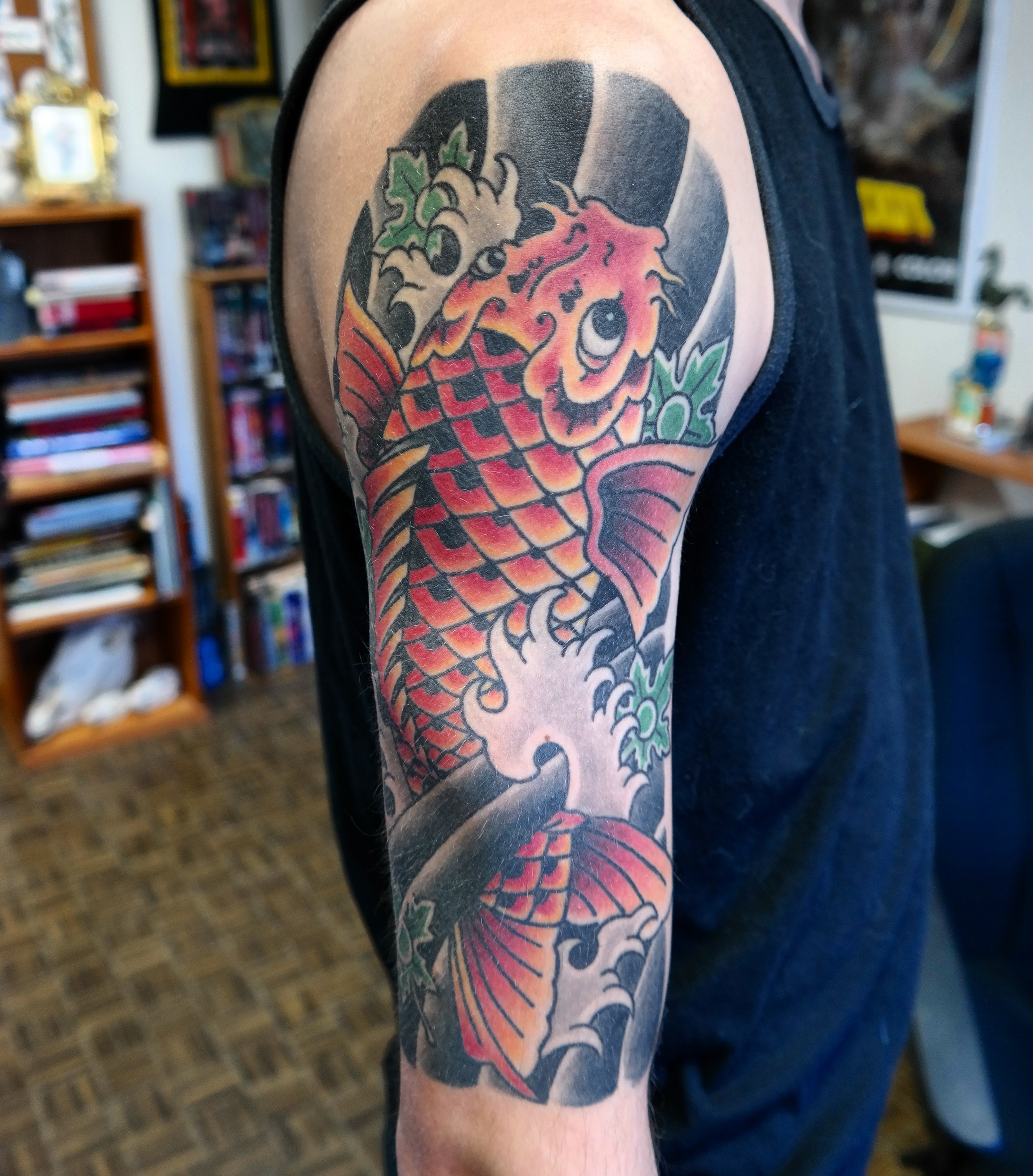 Guest Artist Nicolas Hasapopoulos  Traditional  Japanese   Tattoo  Lounge Helsinki