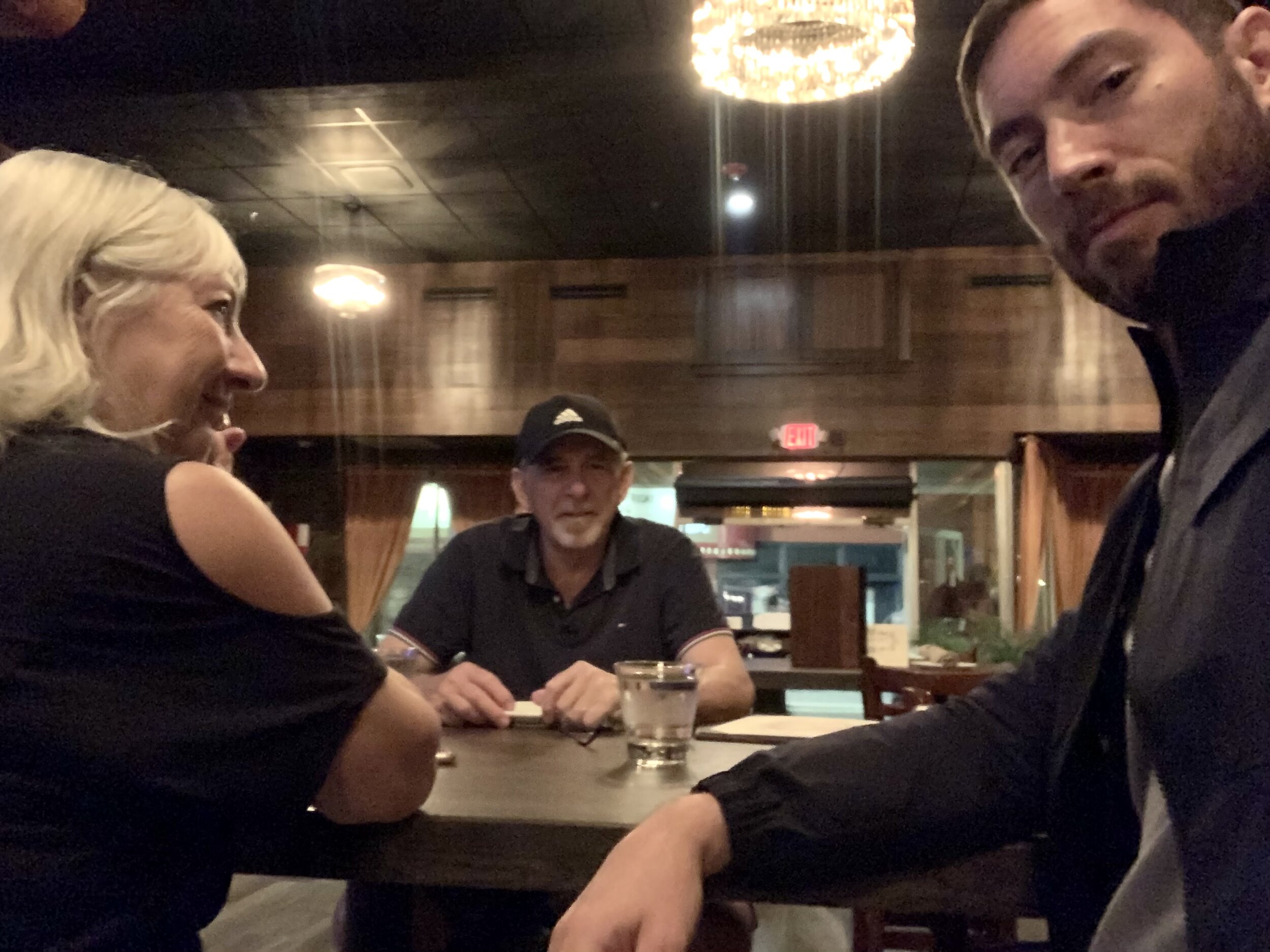 Hanging with my parents in Ybor City, Tampa.