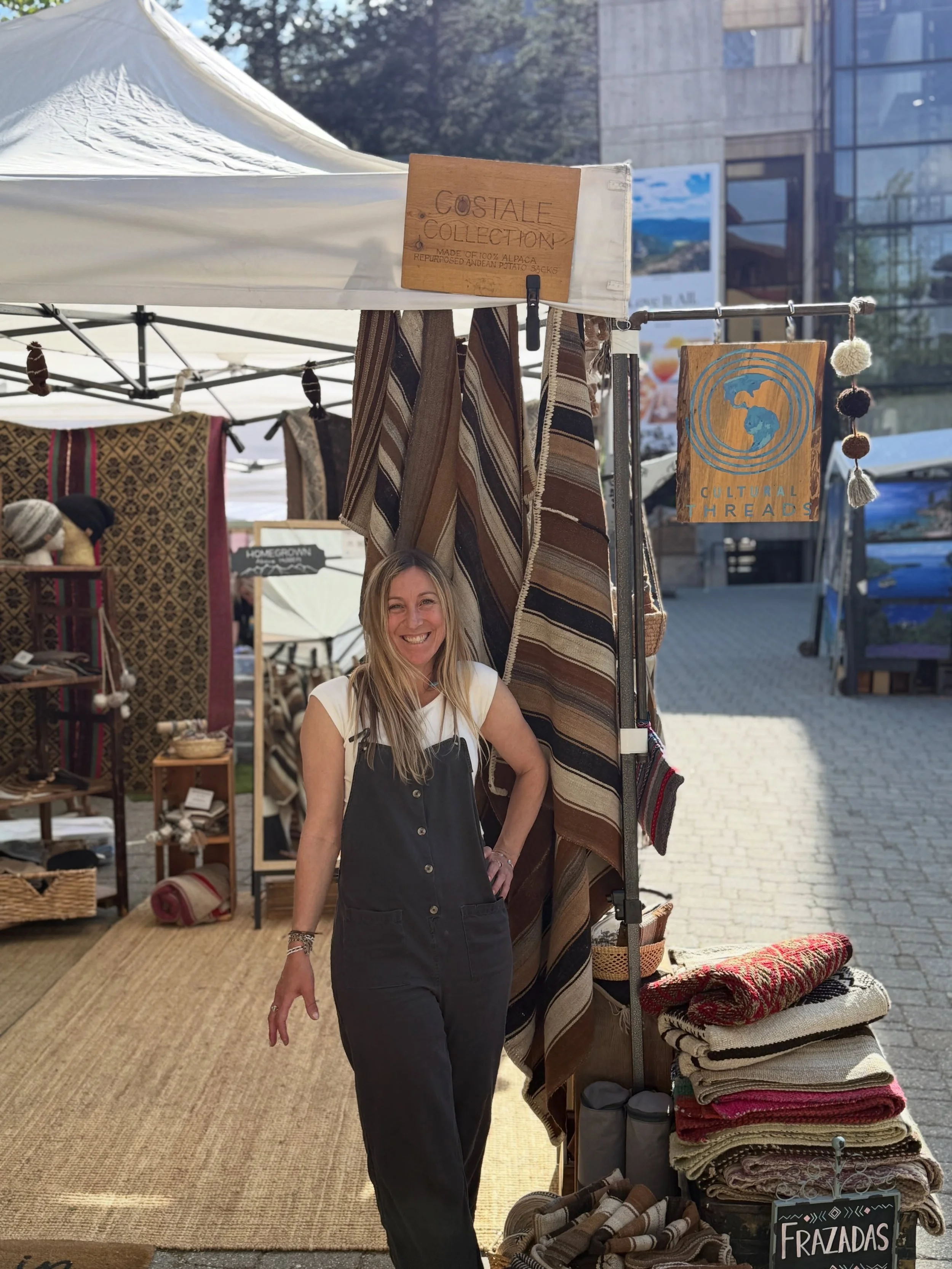 Travel and time are wild. One day you can be 14,000ft in the Peruvian Andes, workshopping daily with the most talented Quechua women, creating handwoven textiles, knitwear and pieces shaped by life at elevation. Then suddenly you&rsquo;re back in the