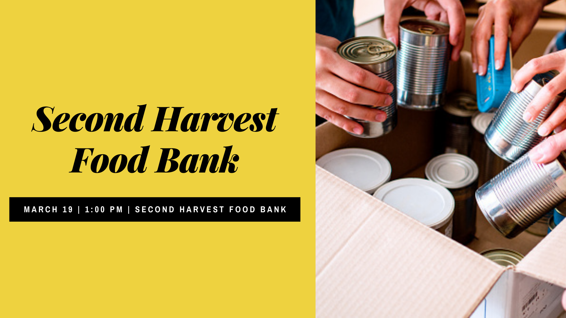 Community Outreach Second Harvest Food Bank — Young Professionals of