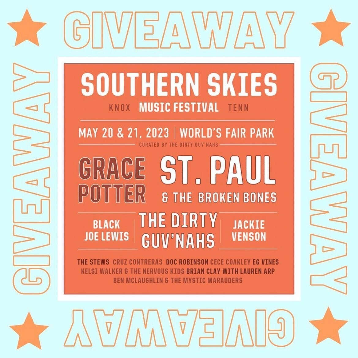 No plans yet for the weekend?! You're in luck! We&rsquo;ve teamed up with our friends at @dogwoodarts, host of Southern Skies Music Festival, to giveaway 2️⃣ weekend passes! 

All you have to do is:
⭐️Follow @southernskiesfest @dogwoodarts &amp; @yp_