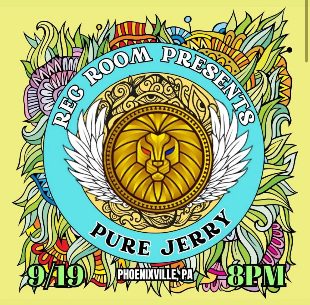 Friday night at Rec Room &rarr; @purejerryband!

A powerhouse tribute with classic setlists, deep jams &amp; that kind tribal vibe.

📅 Friday, Sept 19 | 8 PM
🎟️ Brought to you by @soundbankpresents &mdash; grab your tickets now at soundbankphx.com
