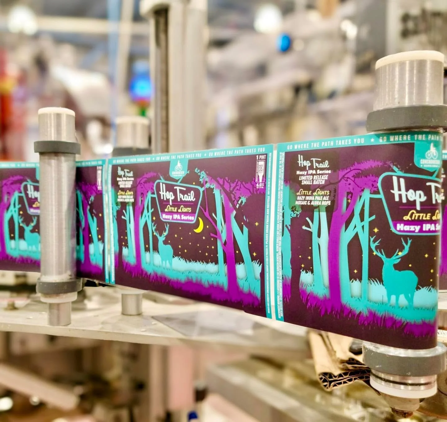 The Hop Trail Hazy IPA series is BACK! 

We&rsquo;re kicking things off with ✨ 𝑳𝒊𝒕𝒕𝒍𝒆 𝑳𝒊𝒈𝒉𝒕𝒔 ✨ releasing Friday in limited quantities.