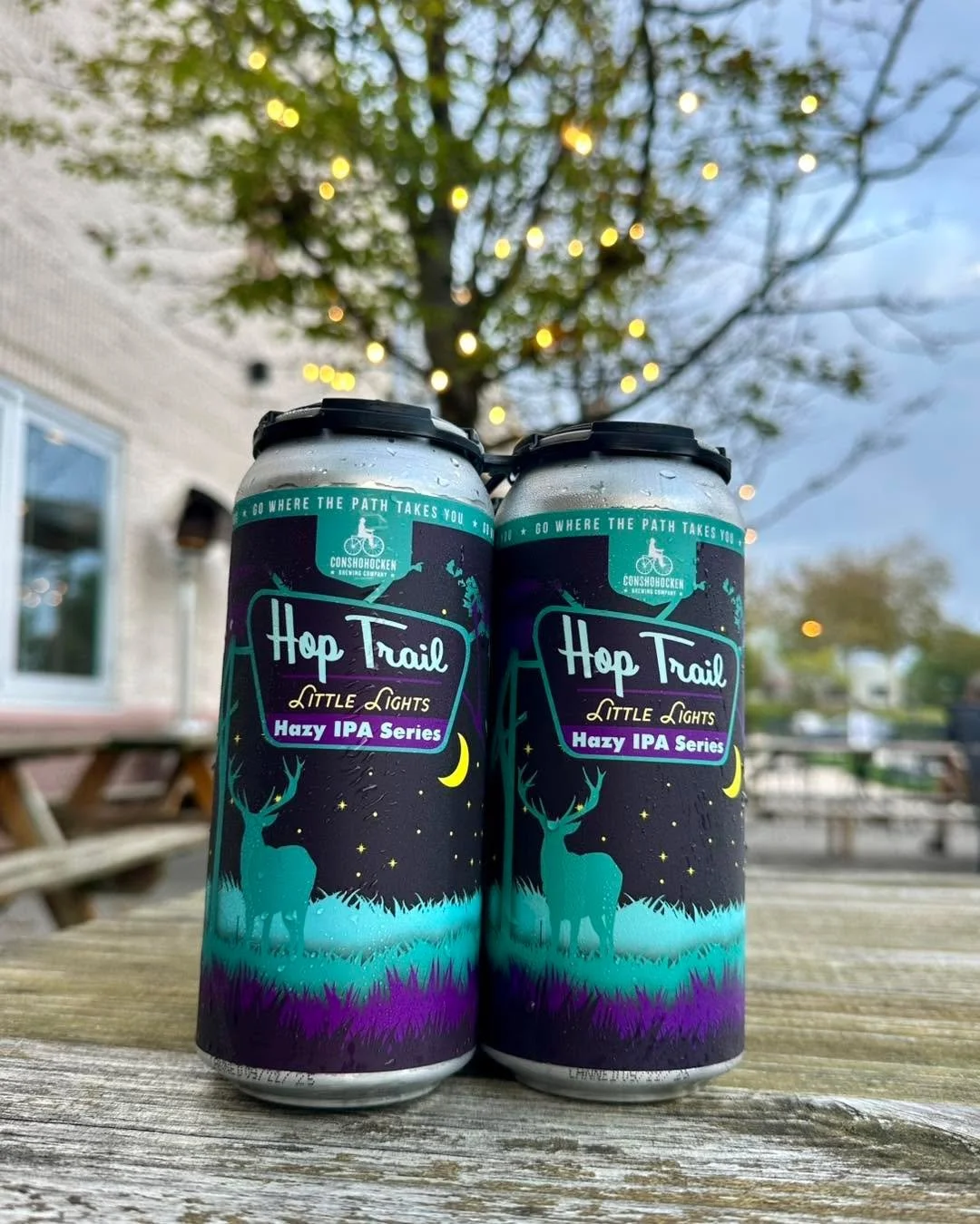 ✨ 𝑳𝒊𝒕𝒕𝒍𝒆 𝑳𝒊𝒈𝒉𝒕𝒔 ✨
Our latest Hop Trail Hazy IPA puts Mosaic + Alora in the spotlight, bursting with juicy, fruity flavor and a smooth hazy glow. 6.0% ABV

Find it today at every location + on Conshyexpress.com.