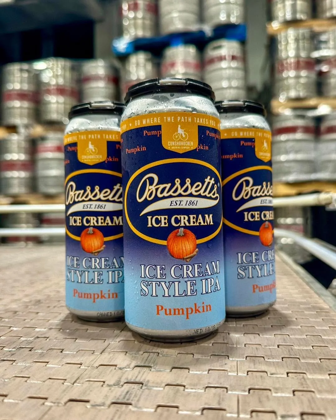 Fall weekends call for this one &mdash; 𝑩𝒂𝒔𝒔𝒆𝒕𝒕𝒔 𝑷𝒖𝒎𝒑𝒌𝒊𝒏 𝑰𝒄𝒆 𝑪𝒓𝒆𝒂𝒎 𝑺𝒕𝒚𝒍𝒆 𝑰𝑷𝑨 🎃🍦
Brewed with pumpkin, vanilla, and just the right amount of spice. 7.6%ABV 

Now pouring at PK&amp;T 🍻