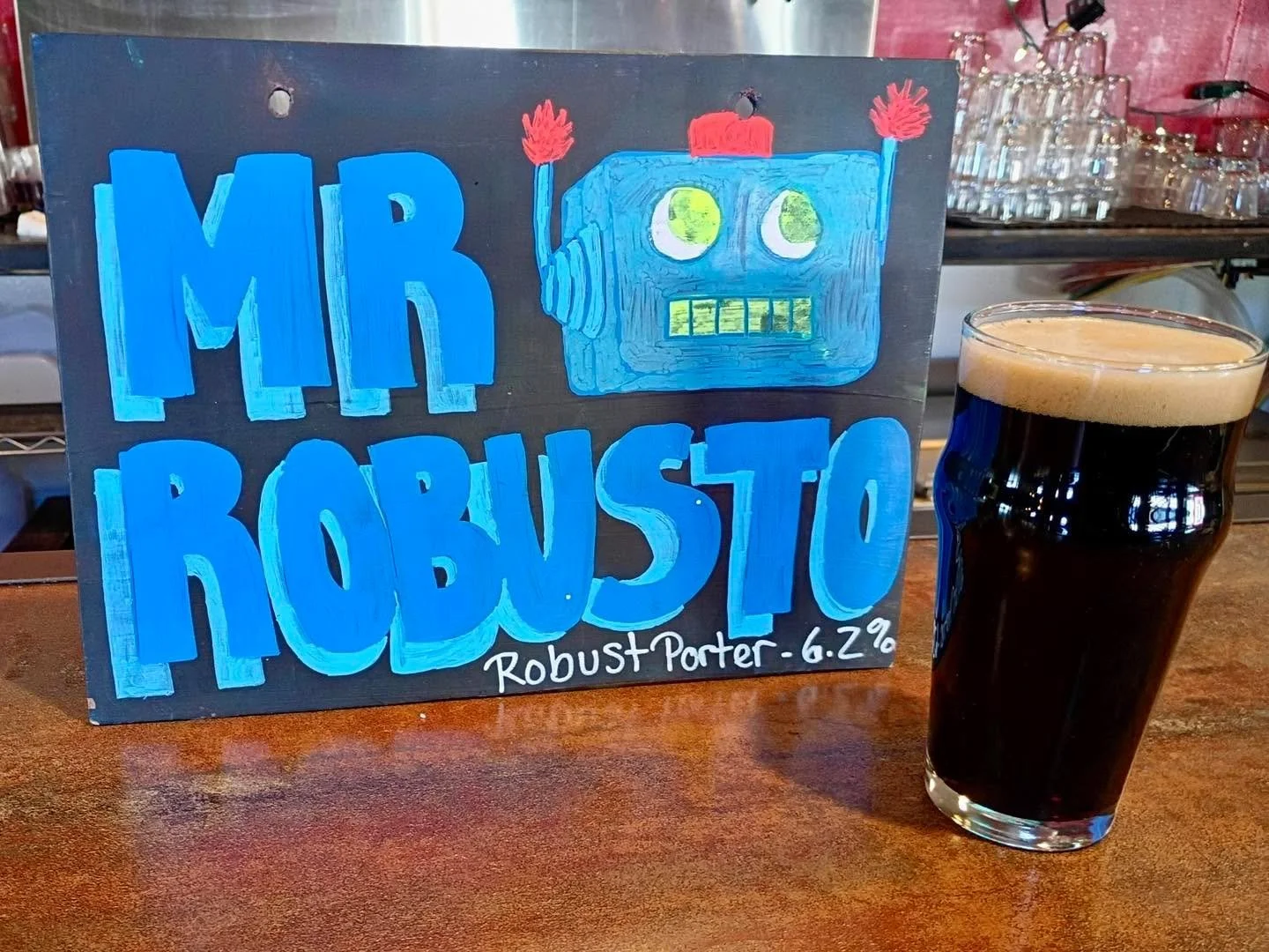 It&rsquo;s chilly out there &mdash; come warm up at PK&amp;T with a pour of Mr. Robusto, our chocolatey robust porter 🍫🍻