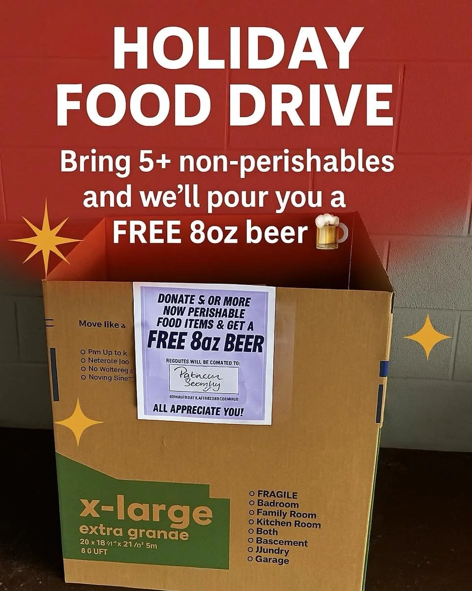 Let&rsquo;s fill this box, Conshy! 🎁 Drop off 5+ non-perishables and we&rsquo;ll pour you a free 8oz beer as a thank-you.

Every item goes to the @patriciansociety to help our neighbors right here in Montgomery County. 

Thanks for helping us suppor