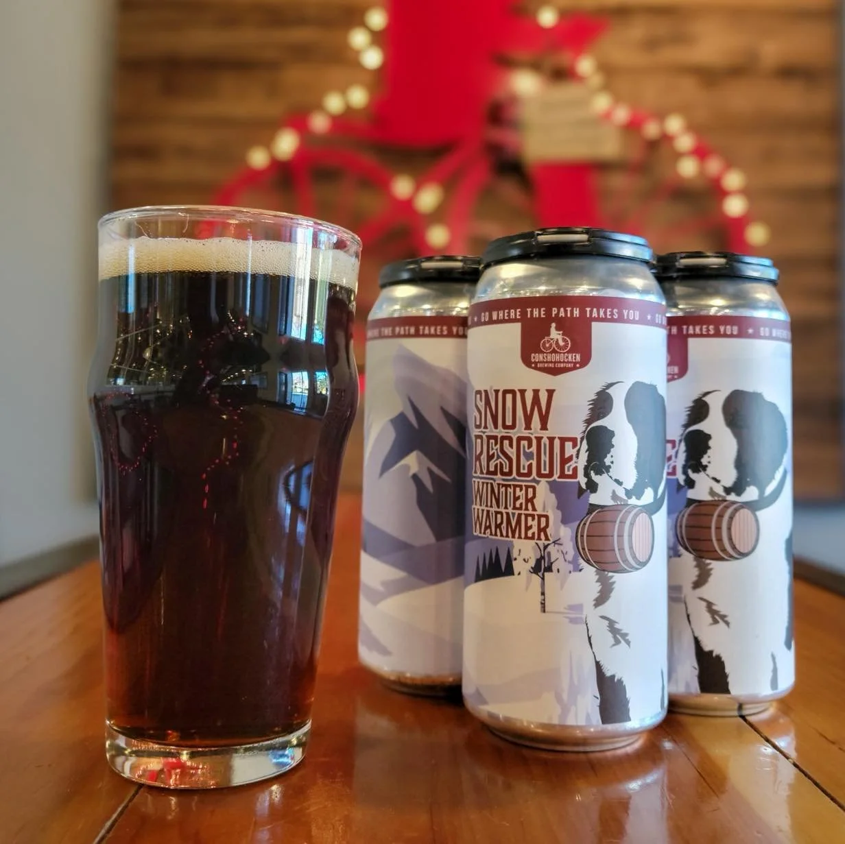 Snow in the forecast ❄️ Good timing&mdash;𝐒𝐧𝐨𝐰 𝐑𝐞𝐬𝐜𝐮𝐞 just dropped! Our new Winter Warmer is malt-forward with rich notes of toffee and deep caramel&mdash;made for cold weekends. 7.5% ABV

Now pouring on draft and available in cans to-go at