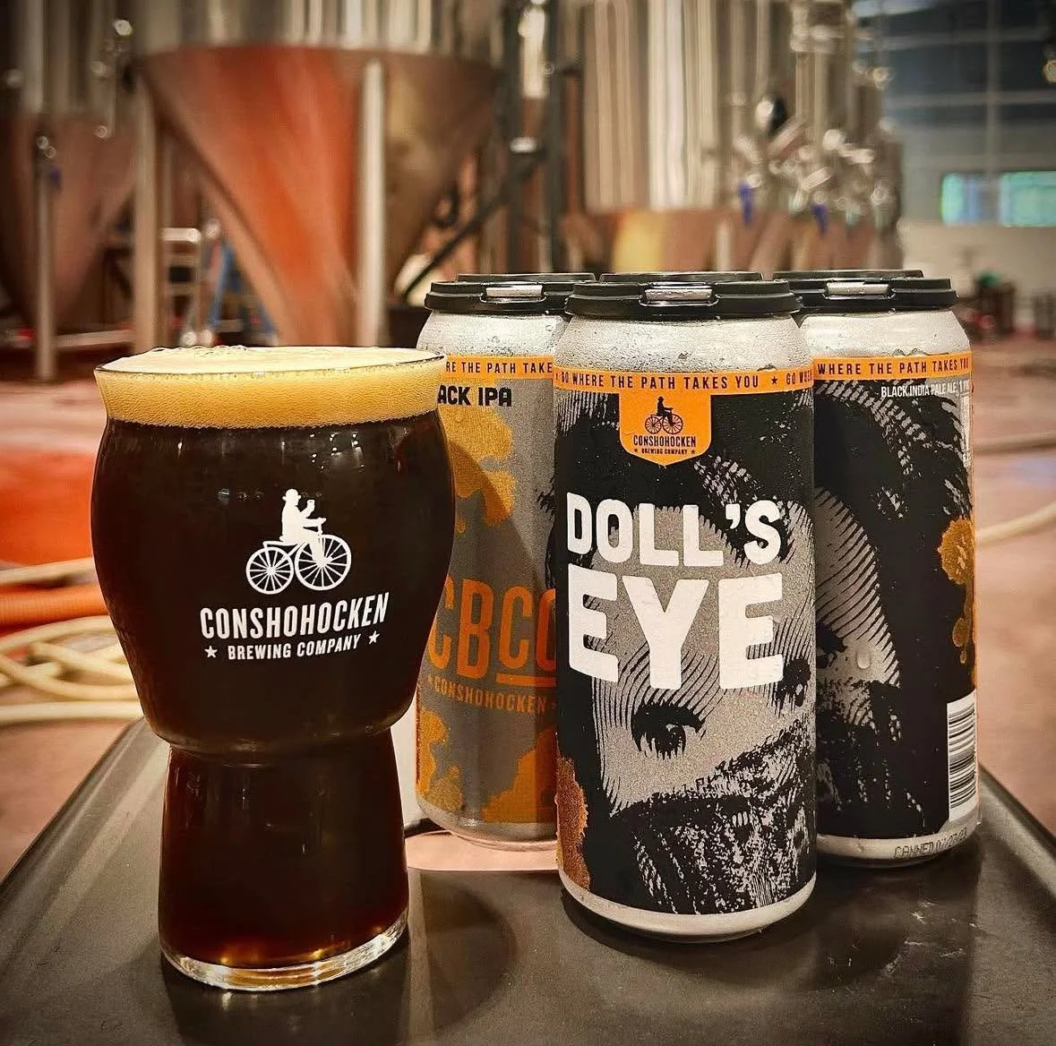 It&rsquo;s back!! The re-release of Doll&rsquo;s Eye Black IPA 🖤 

Heavily hopped and balanced with dark malt, Doll&rsquo;s Eye features floral, piney hop character atop roasty yet smooth malt notes. Lifeless eyes, black eyes, like a doll's eye 🦈

