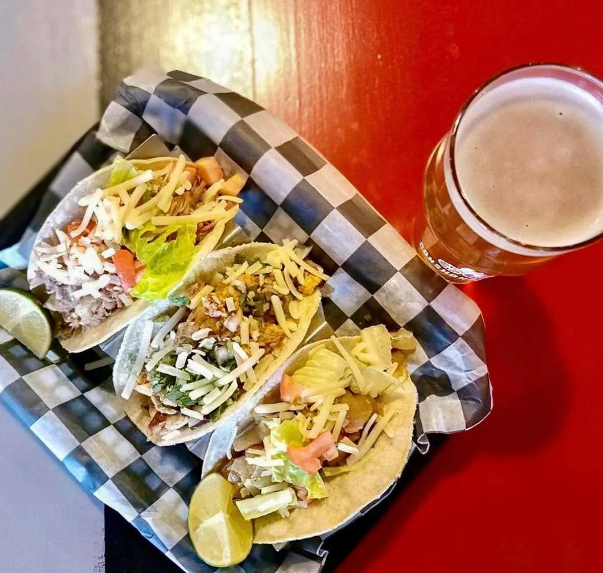 If loving tacos is wrong, we don&rsquo;t want to be right. 🌮🫶 Street tacos are waiting&mdash;chicken, pork, or veggie.