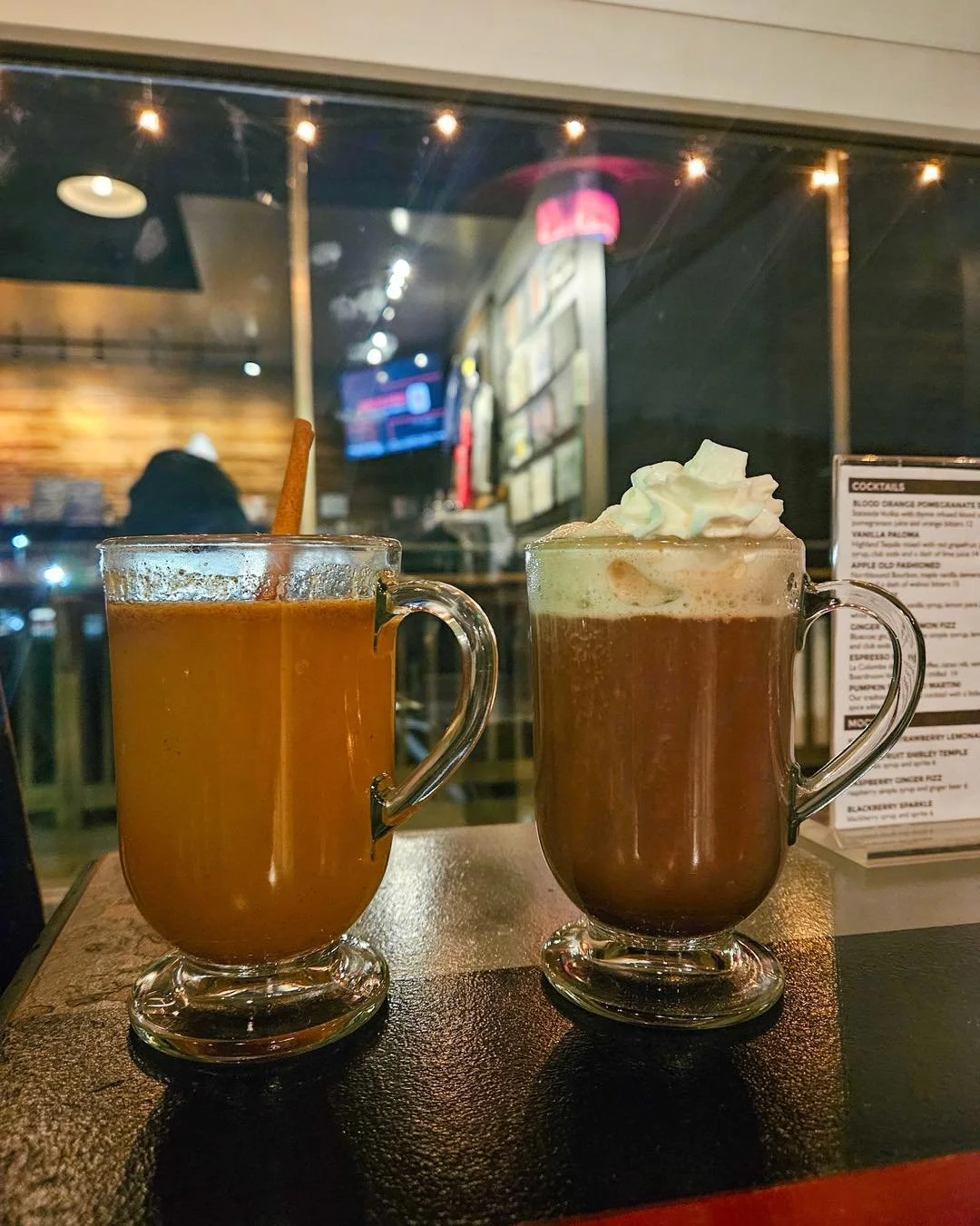 𝐒𝐨𝐦𝐞 𝐥𝐢𝐤𝐞 𝐢𝐭 𝐡𝐨𝐭!🔥

Mulled cider and boozy hot chocolates are part of our 𝐧𝐞𝐰 𝐜𝐨𝐜𝐤𝐭𝐚𝐢𝐥 𝐦𝐞𝐧𝐮! Cozy vibes all weekend with space heaters fired up on the patio. See you soon!