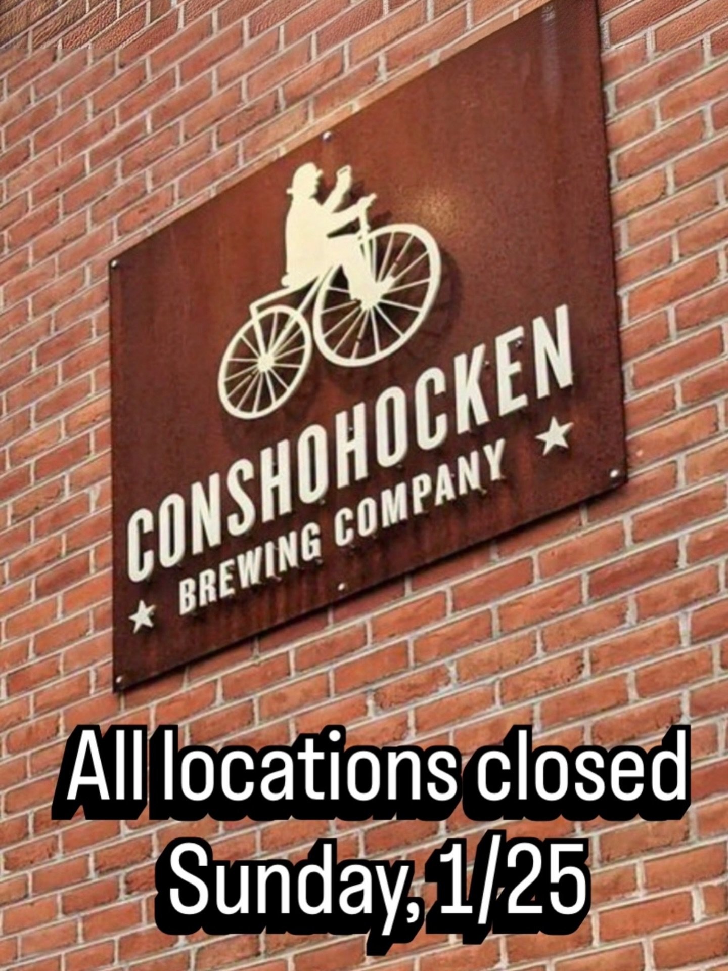 All locations are closed today due to the snow ❄️ Stay safe, stay warm, and enjoy the snow day! We&rsquo;ll see you soon 🍻