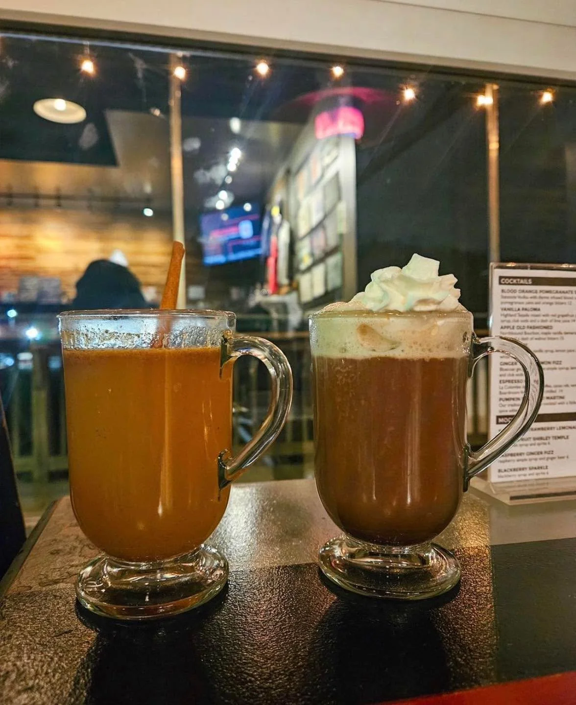 Winter&rsquo;s been hitting hard lately 🥶 but hot mulled cider and boozy hot chocolate are here to warm you up! 🔥
