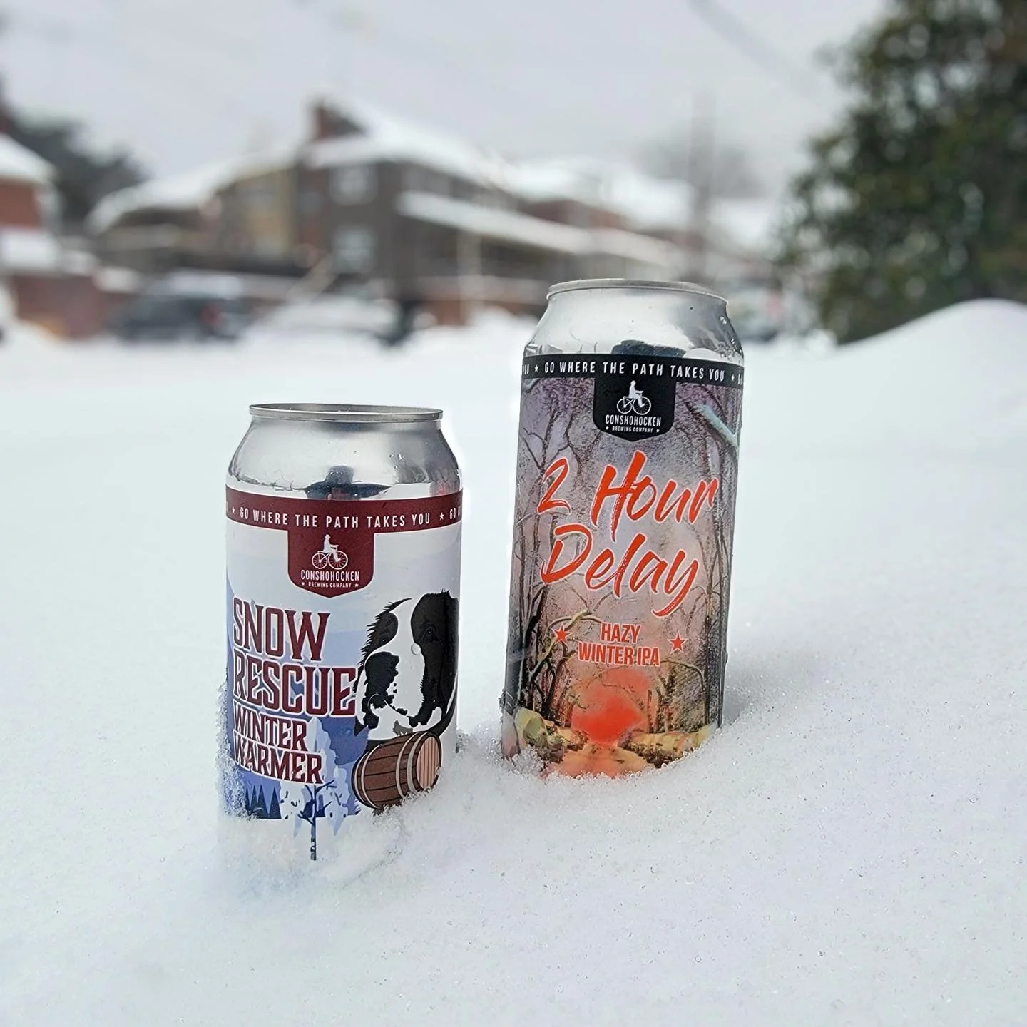 Punxsutawney Phil says winter&rsquo;s sticking around for six more weeks 🥶 Atleast we&rsquo;ve got Snow Rescue Winter Warmer and 2 Hour Delay to get us through it 🍻