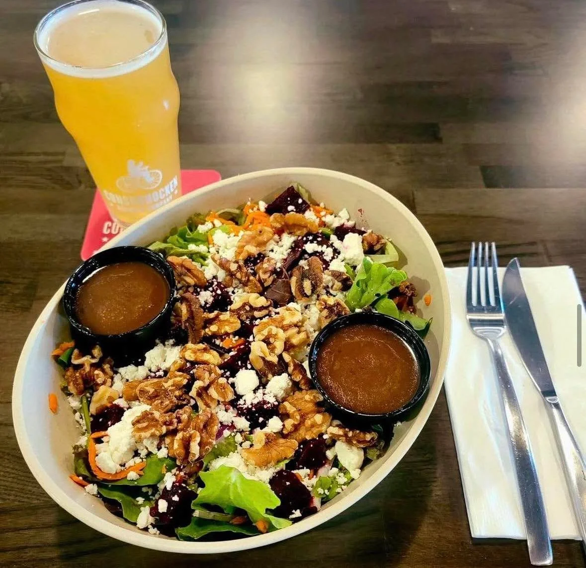 Lunch is served🍴Grab the work crew and join us for lunch at the KOP Tap Room 🙌 We open at 11:30am Tues-Fri for all your weekday lunch needs 🍻
