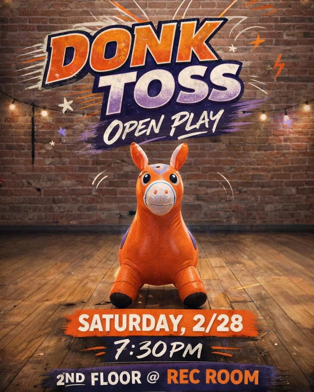 If you don&rsquo;t know what 𝐃𝐨𝐧𝐤 𝐓𝐨𝐬𝐬 is yet, it&rsquo;s time to fix that! 🫏

Join us Saturday, 2/28 starting at 7:30 PM for 𝐃𝐨𝐧𝐤 𝐓𝐨𝐬𝐬 𝐎𝐩𝐞𝐧 𝐏𝐥𝐚𝐲 on the second floor at Rec Room. Come toss, hang out, and see why this is becom