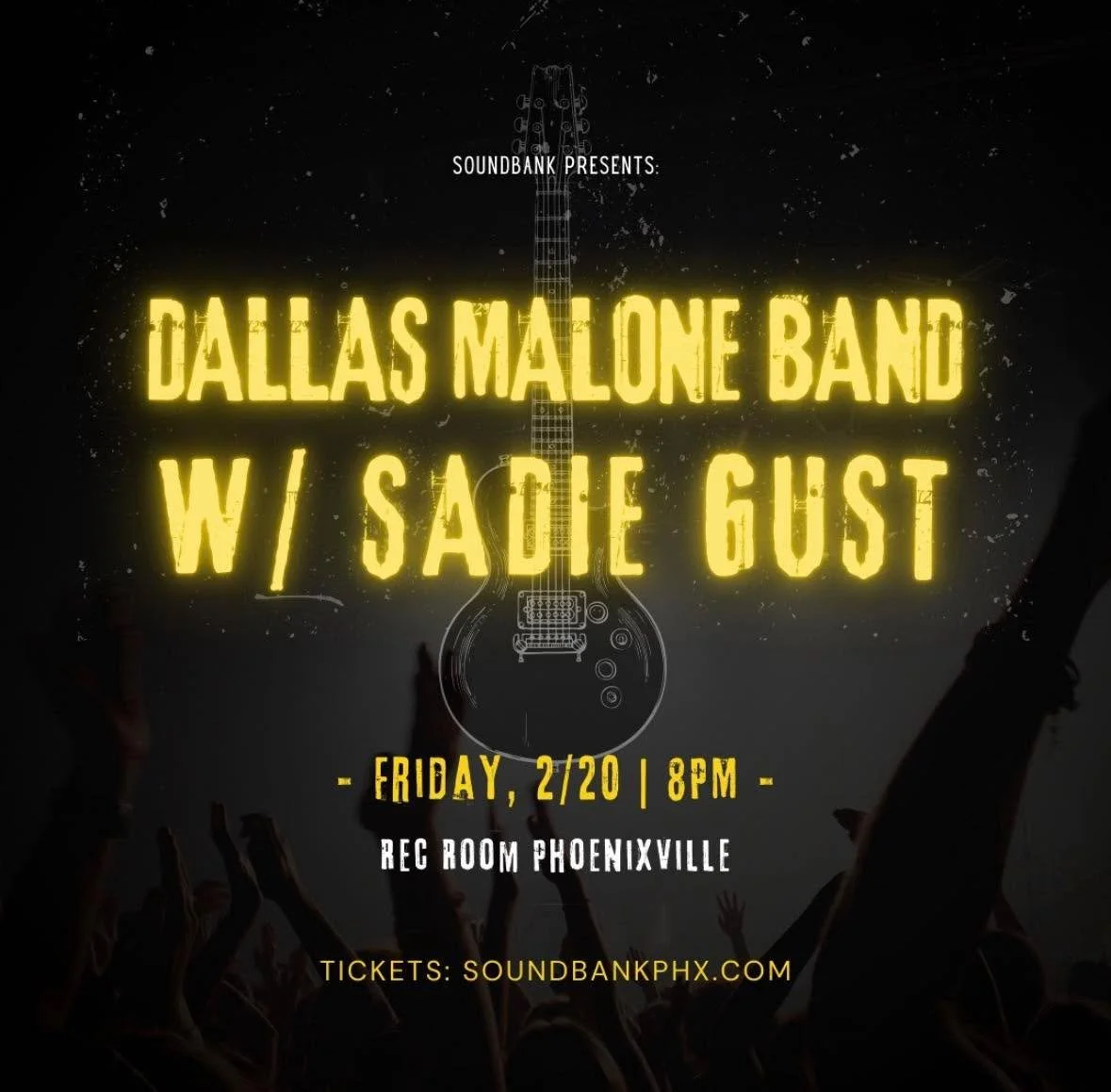 Live music tonight at Rec Room 🎶

@soundbankpresents: Phoenixville&rsquo;s own @dallasm_music with @sadiegust. Expect a mix of originals and indie-folk favorites all night long.

🎟 Tickets at soundbankphx.com
All ages welcome | 21+ to drink