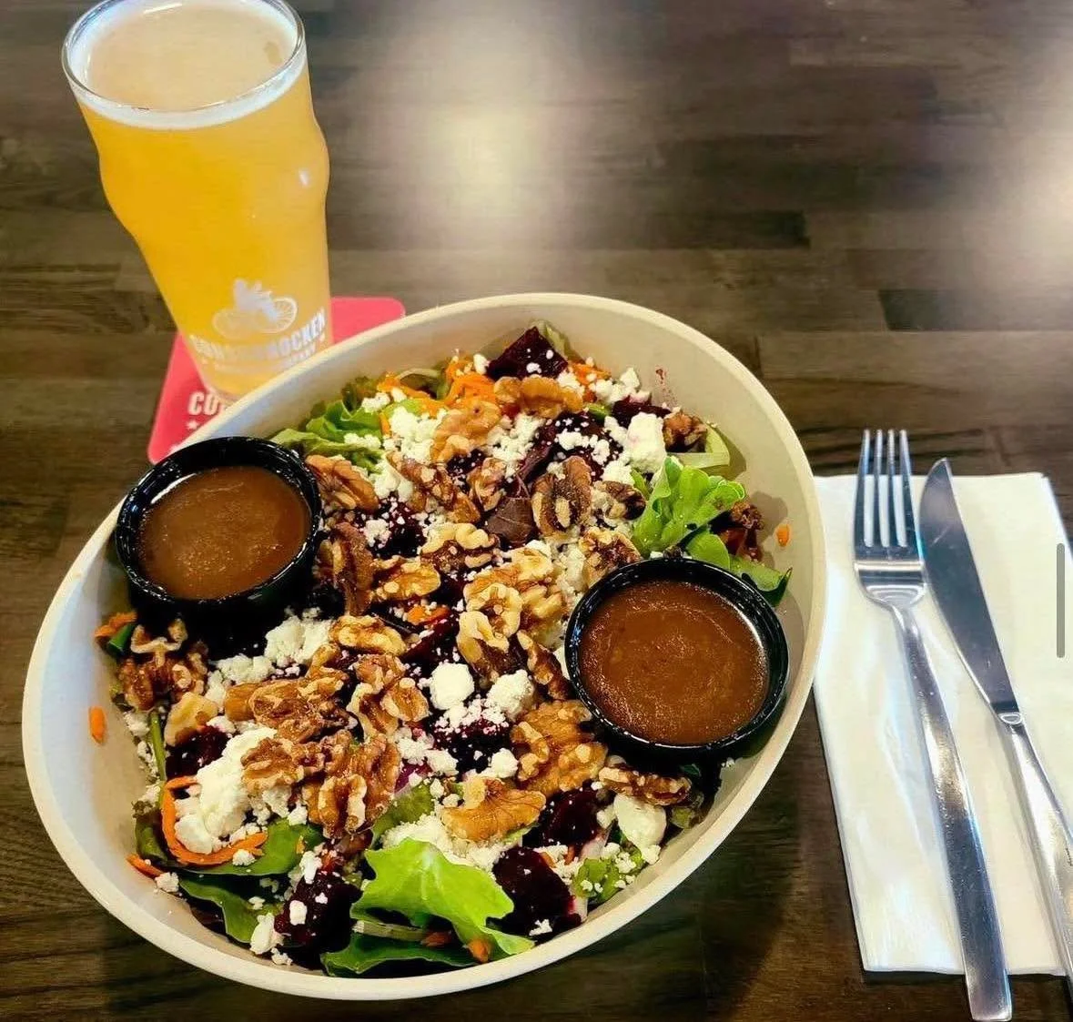 Light, fresh, and ready when you are 🥗
Stop by the KOP Tap Room for lunch today!