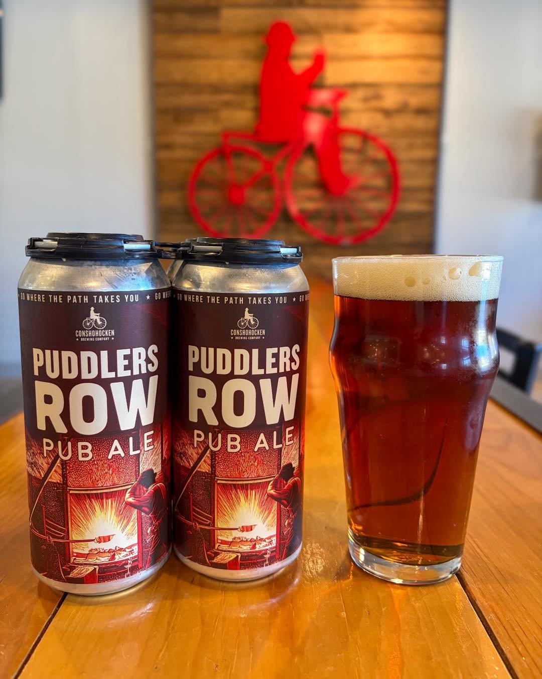Puddlers Row Pub Ale is one of our original beers and a longtime favorite around here 🫶

This 2X World Beer Cup award-winner 🏆 is a classic English-style ale with mellow roasted notes balanced by smooth caramel sweetness.

Available year-round at a