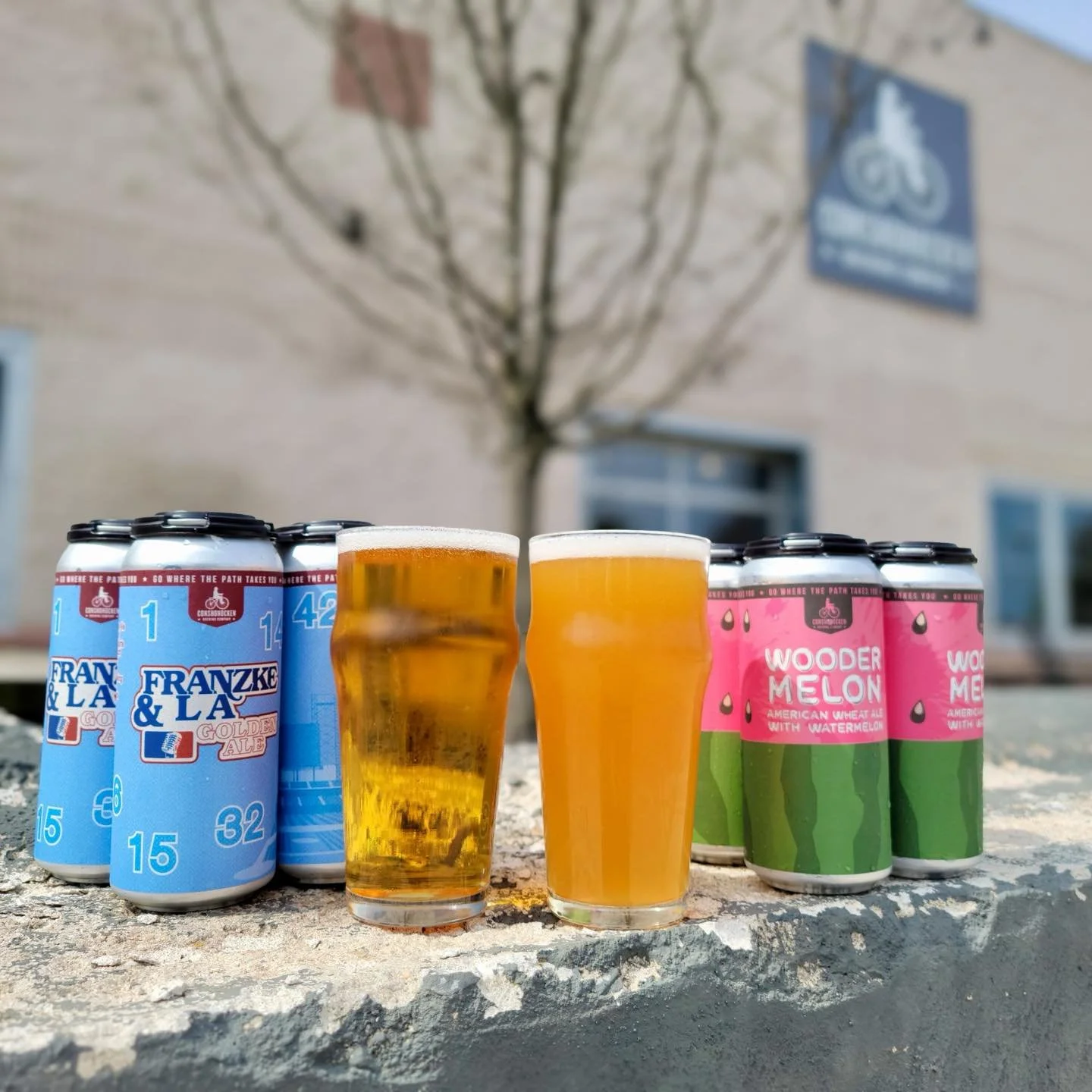 Warmer weather must be on the way because 𝐖𝐨𝐨𝐝𝐞𝐫𝐌𝐞𝐥𝐨𝐧 and 𝐅𝐫𝐚𝐧𝐳𝐤𝐞 &amp; 𝐋𝐀 are back!

🍉 𝐖𝐨𝐨𝐝𝐞𝐫𝐌𝐞𝐥𝐨𝐧 is your go to summer beer. Brewed with real watermelon pur&eacute;e, this crisp, refreshing wheat ale has just the rig