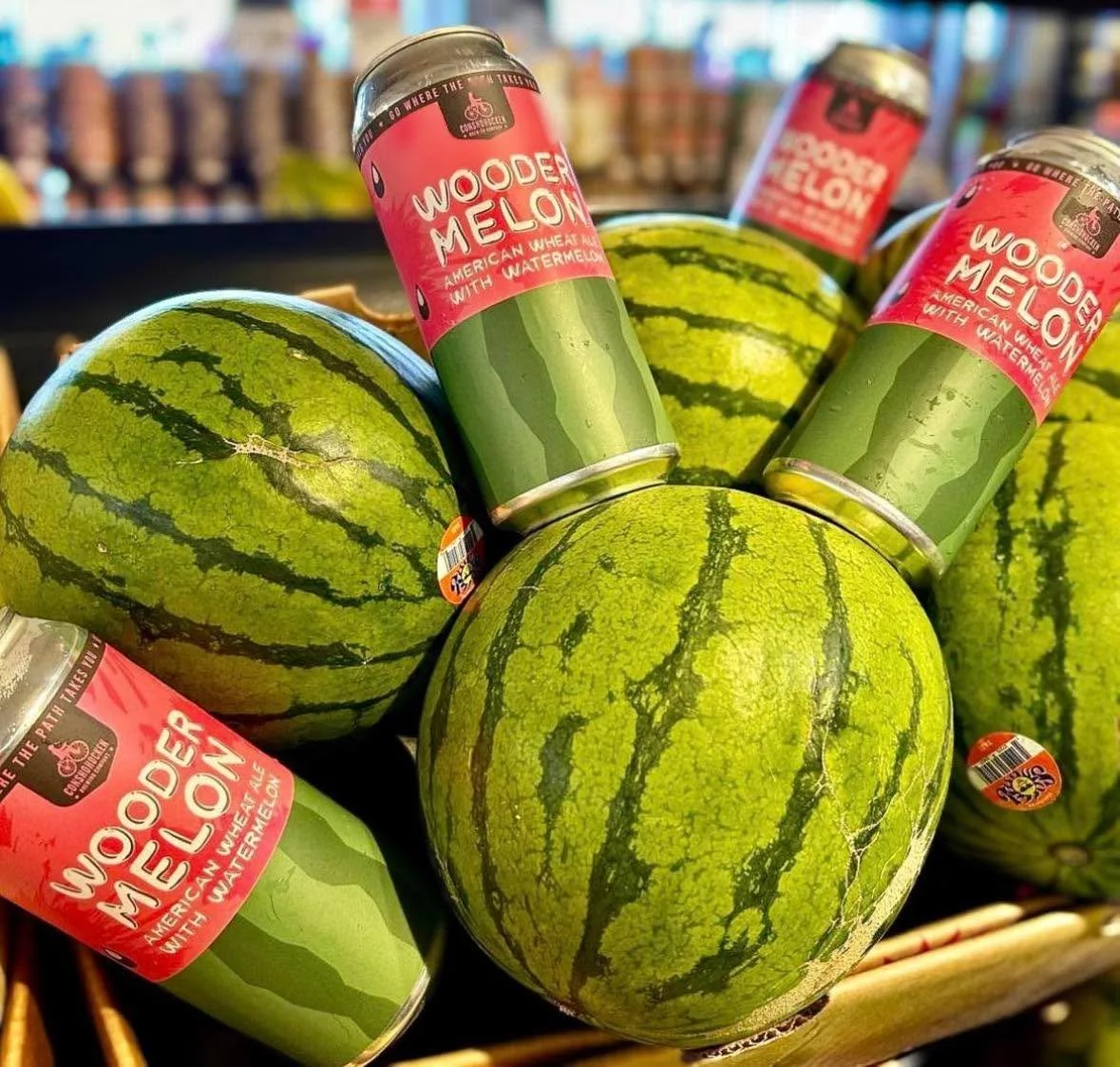 Sunny and 80&deg; ? Sounds like WooderMelon season to us! Brewed with watermelon pur&eacute;e and ridiculously refreshing, it&rsquo;s the kind of beer made for weeks like this 🍻 🍉

Available on draft, 4-packs to-go, and at ConshyExpress.com.